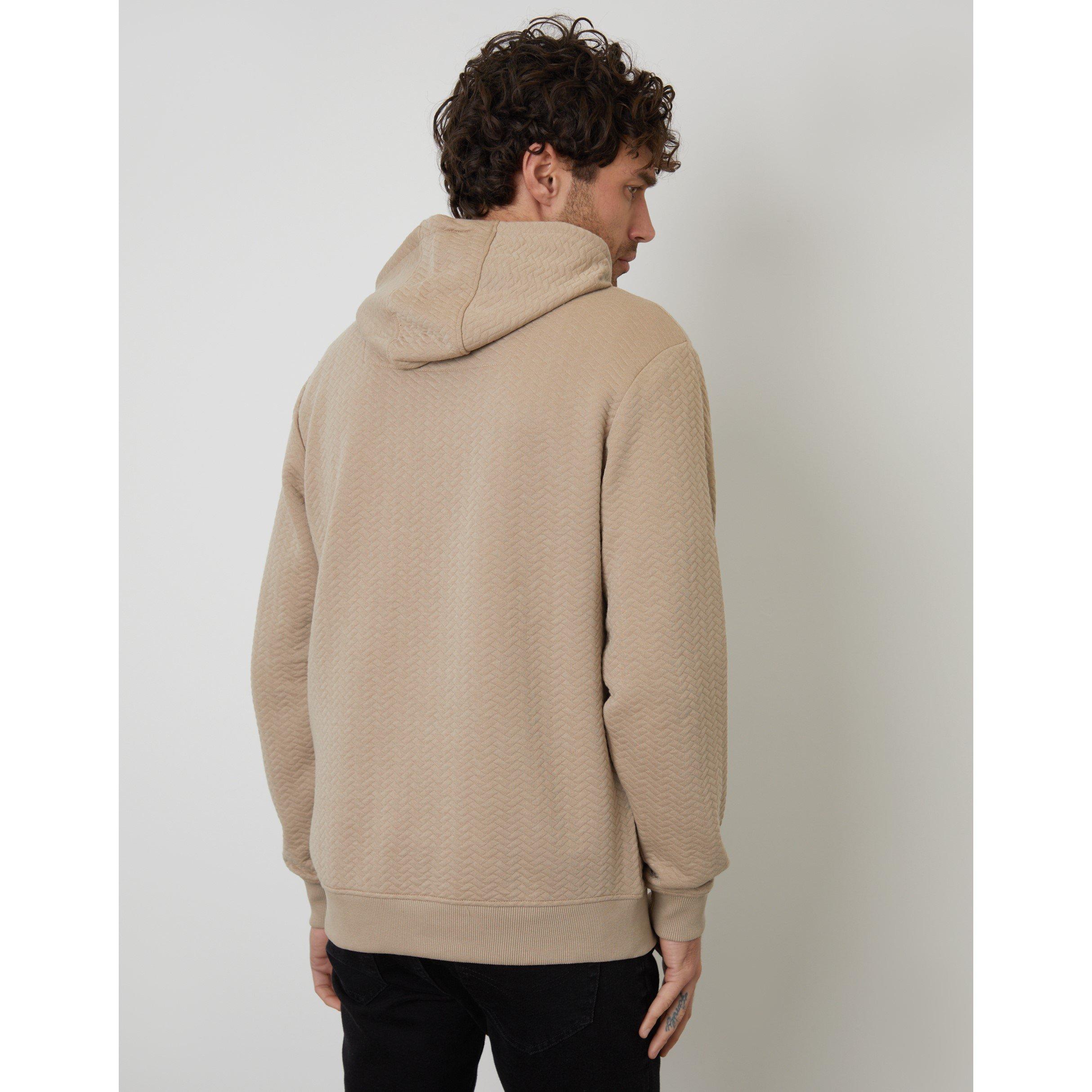 Stone - Threadbare - Men's Delta Pull Over Hoodie - 3