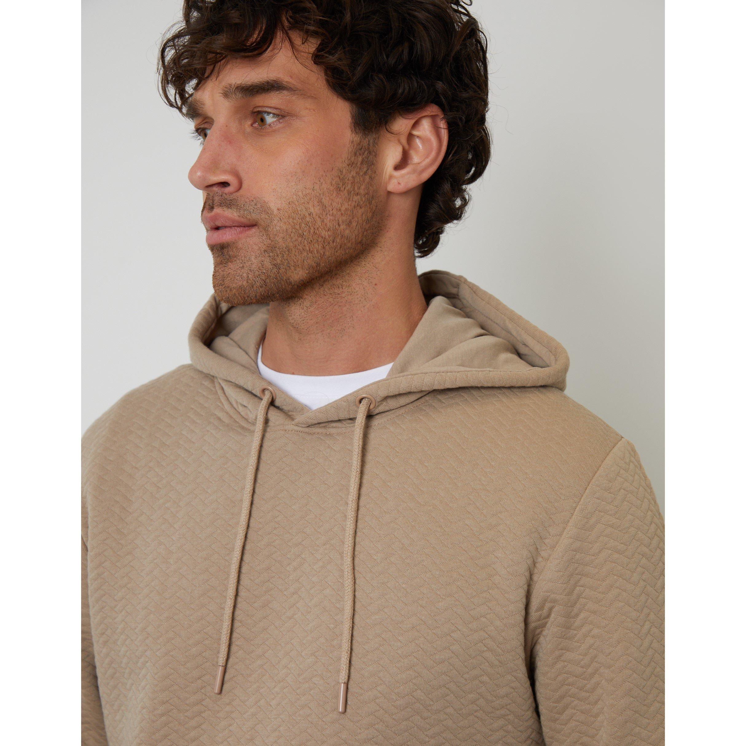 Stone - Threadbare - Men's Delta Pull Over Hoodie - 4