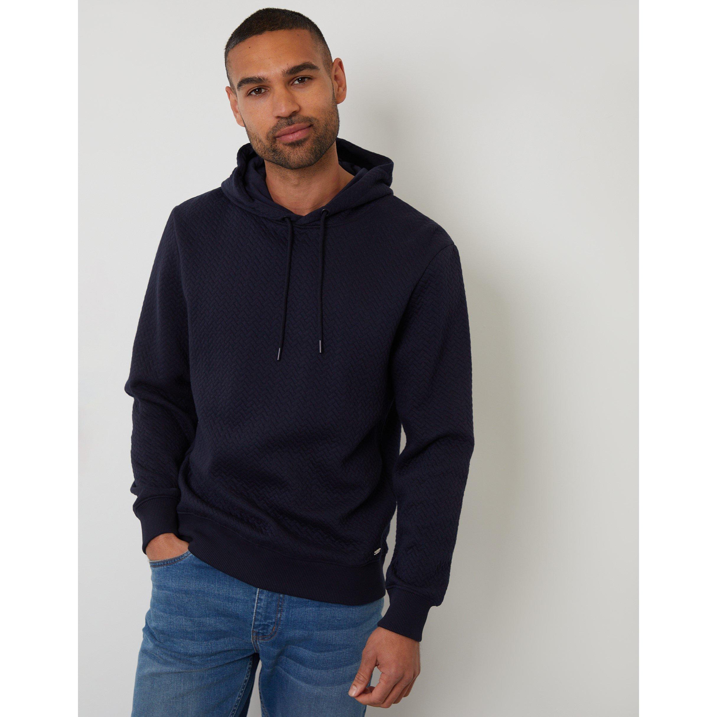 Navy - Threadbare - Men's Delta Pull Over Hoodie - 1