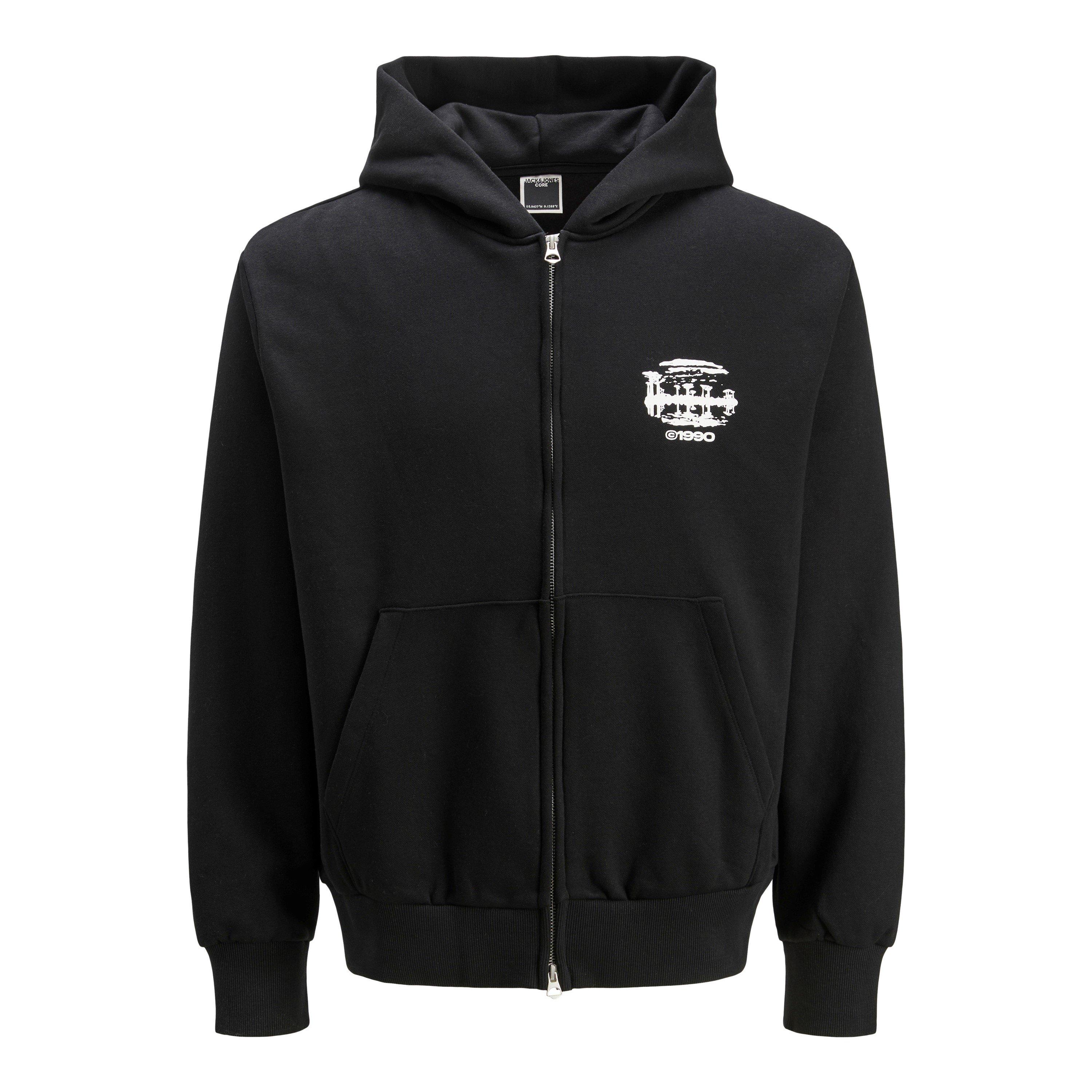 JACK & JONES Jcoaero Front Print Sweat Hood Felpa con
