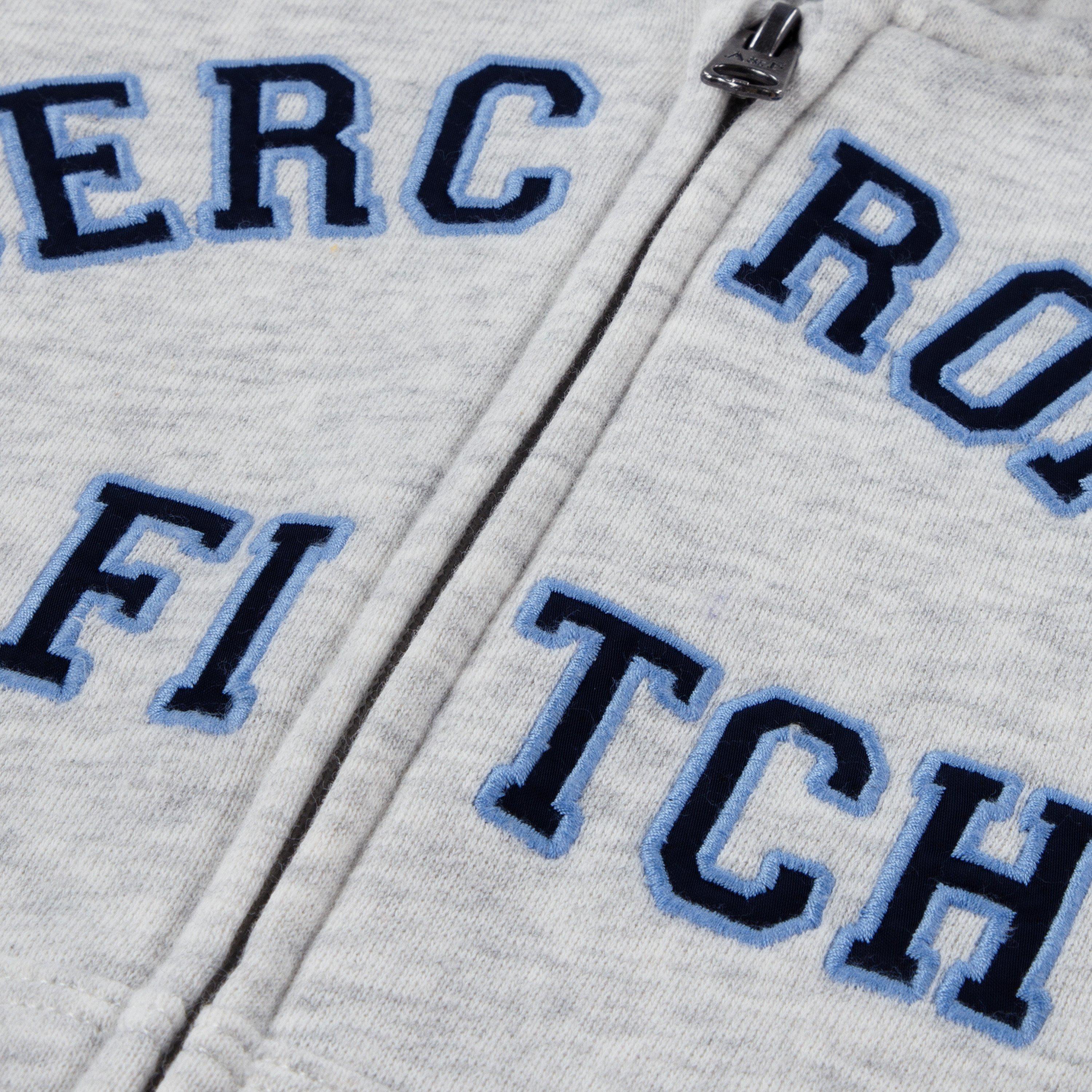 Light Grey Hthr - Abercrombie and Fitch - A and F LG Full Zp H Jn64 - 2