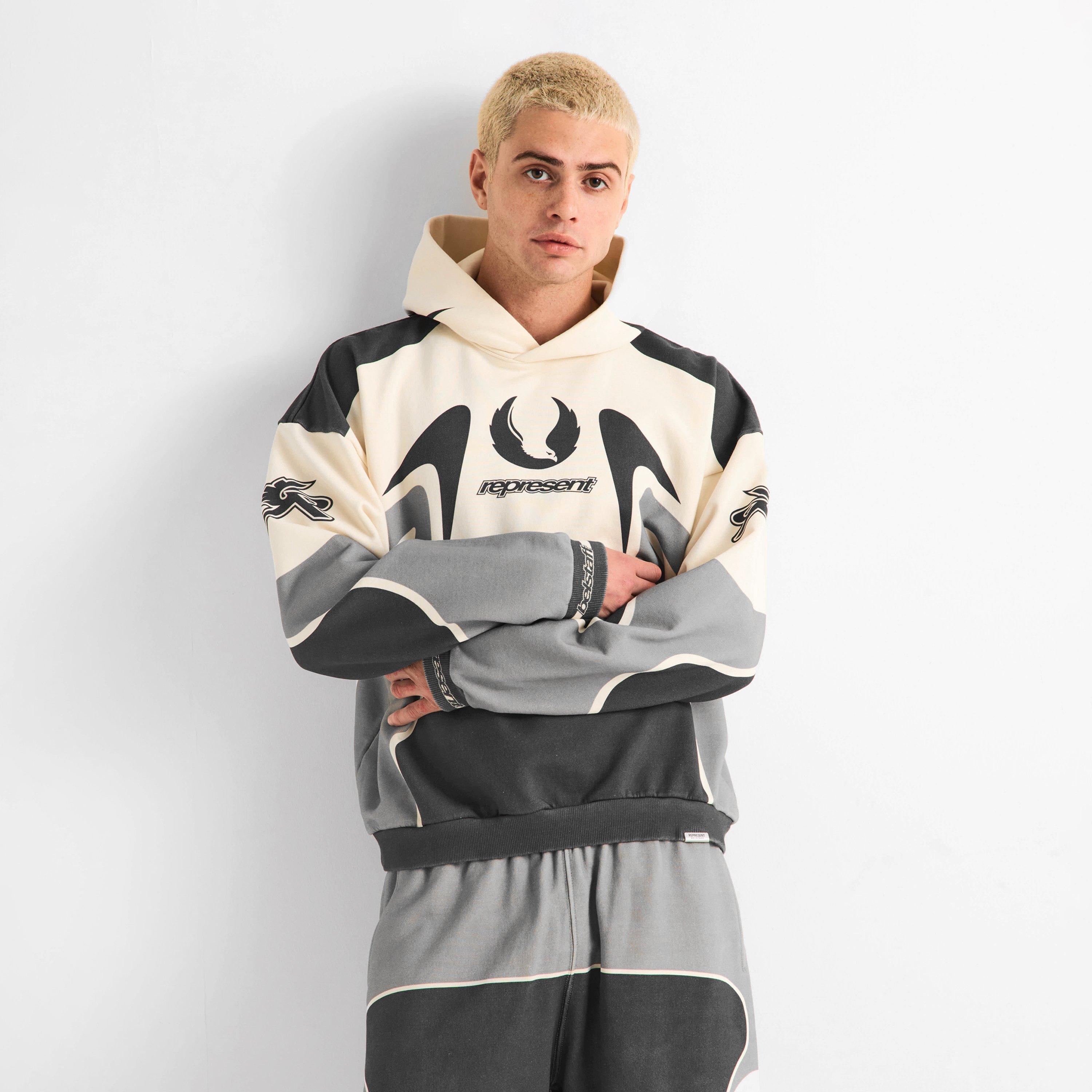Mudstone - Represent X Belstaff - Men's Overhead Hoodie - 3