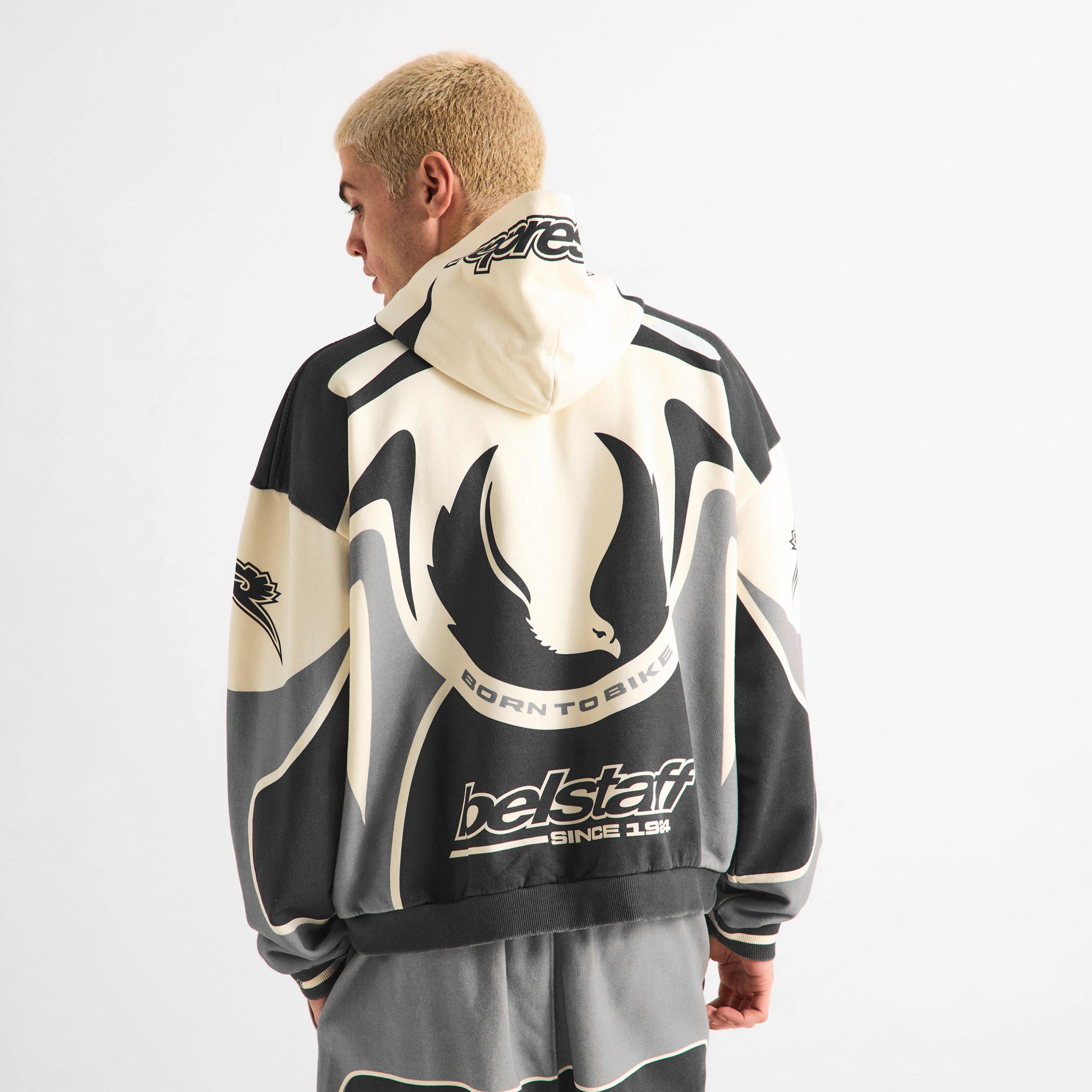 Mudstone - Represent X Belstaff - Men's Overhead Hoodie - 4