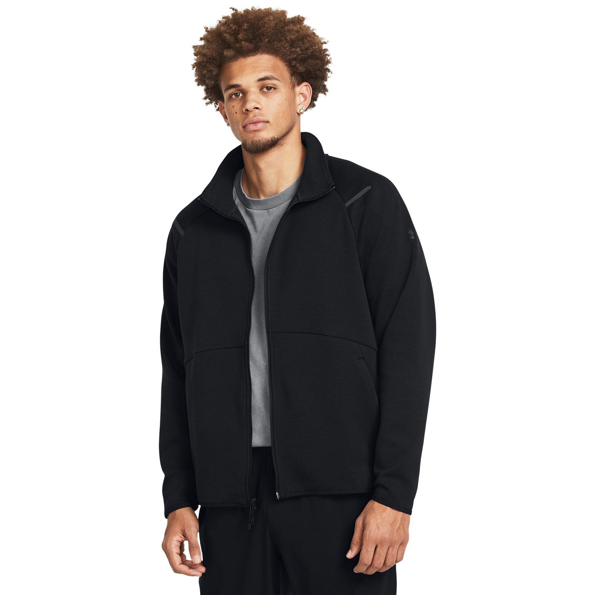 Black - Under Armour - Men's Fleece Zip Hoodie - 3
