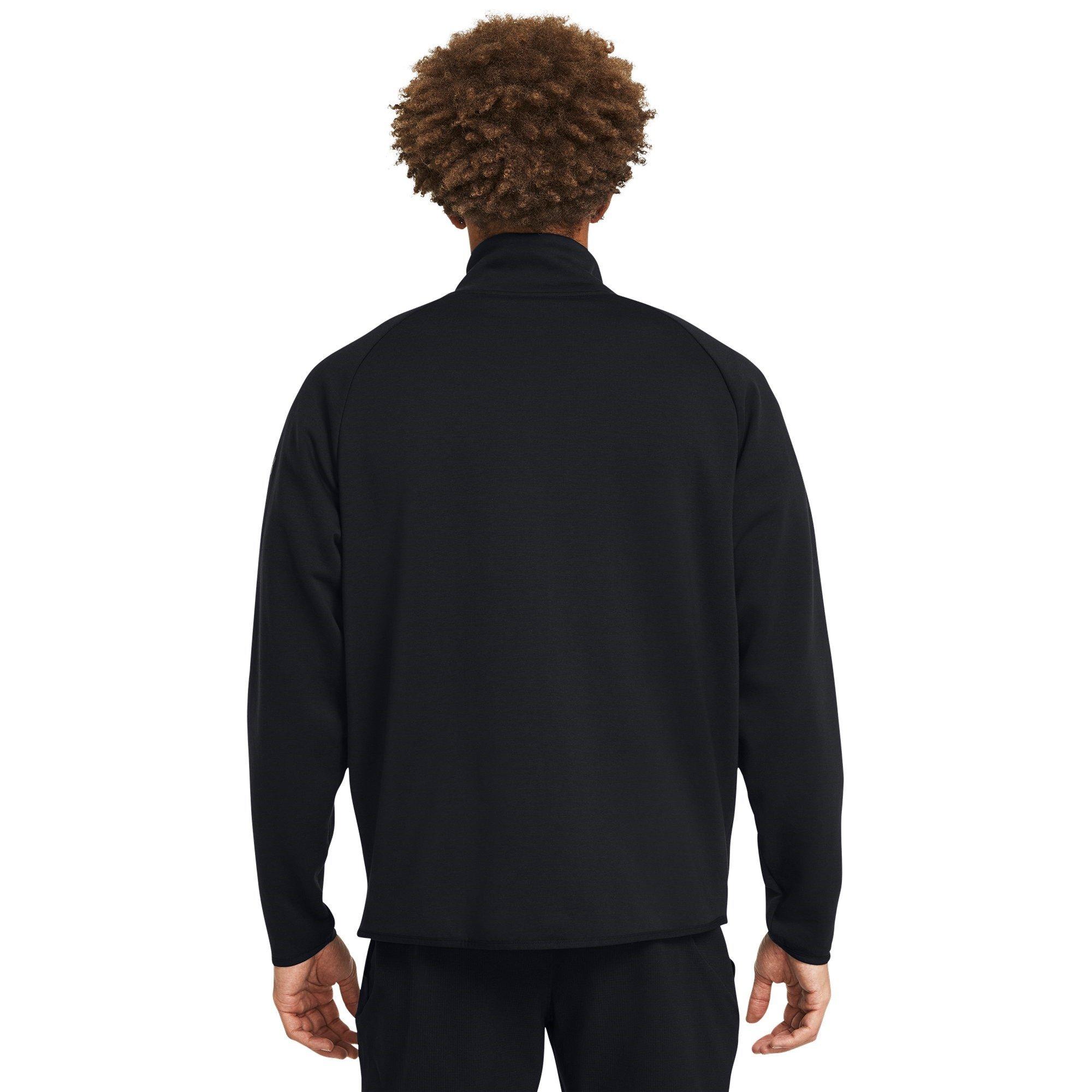 Black - Under Armour - Men's Fleece Zip Hoodie - 4