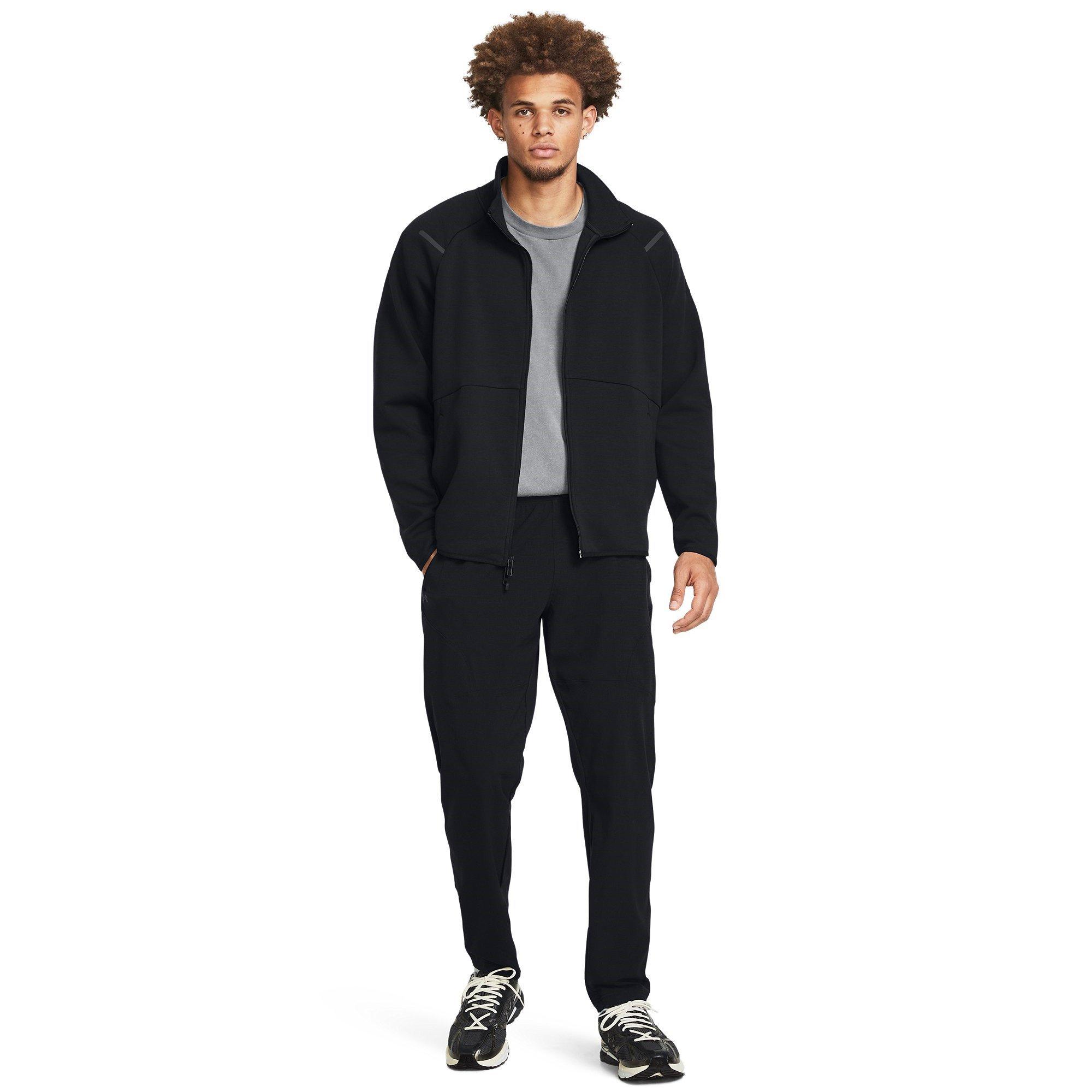 Black - Under Armour - Men's Fleece Zip Hoodie - 7