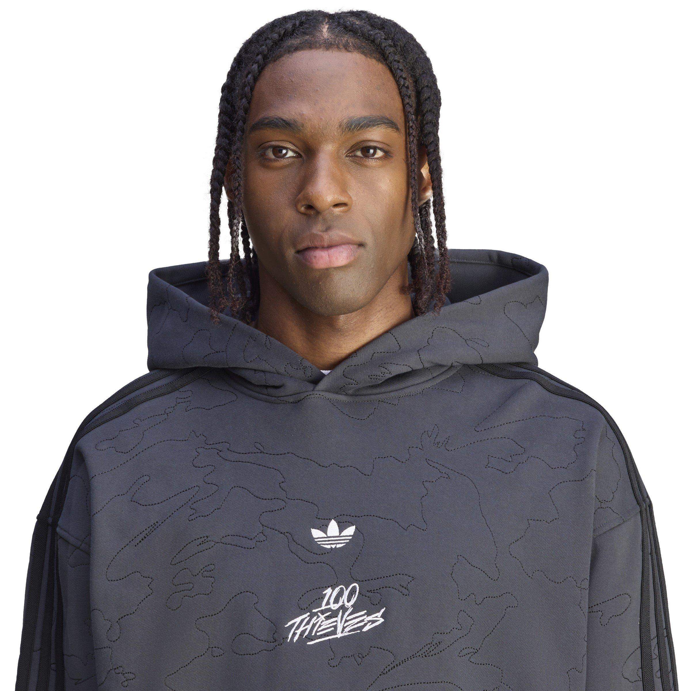 Carbon - adidas Originals - Men's 100T Overhead Hoodie - 4