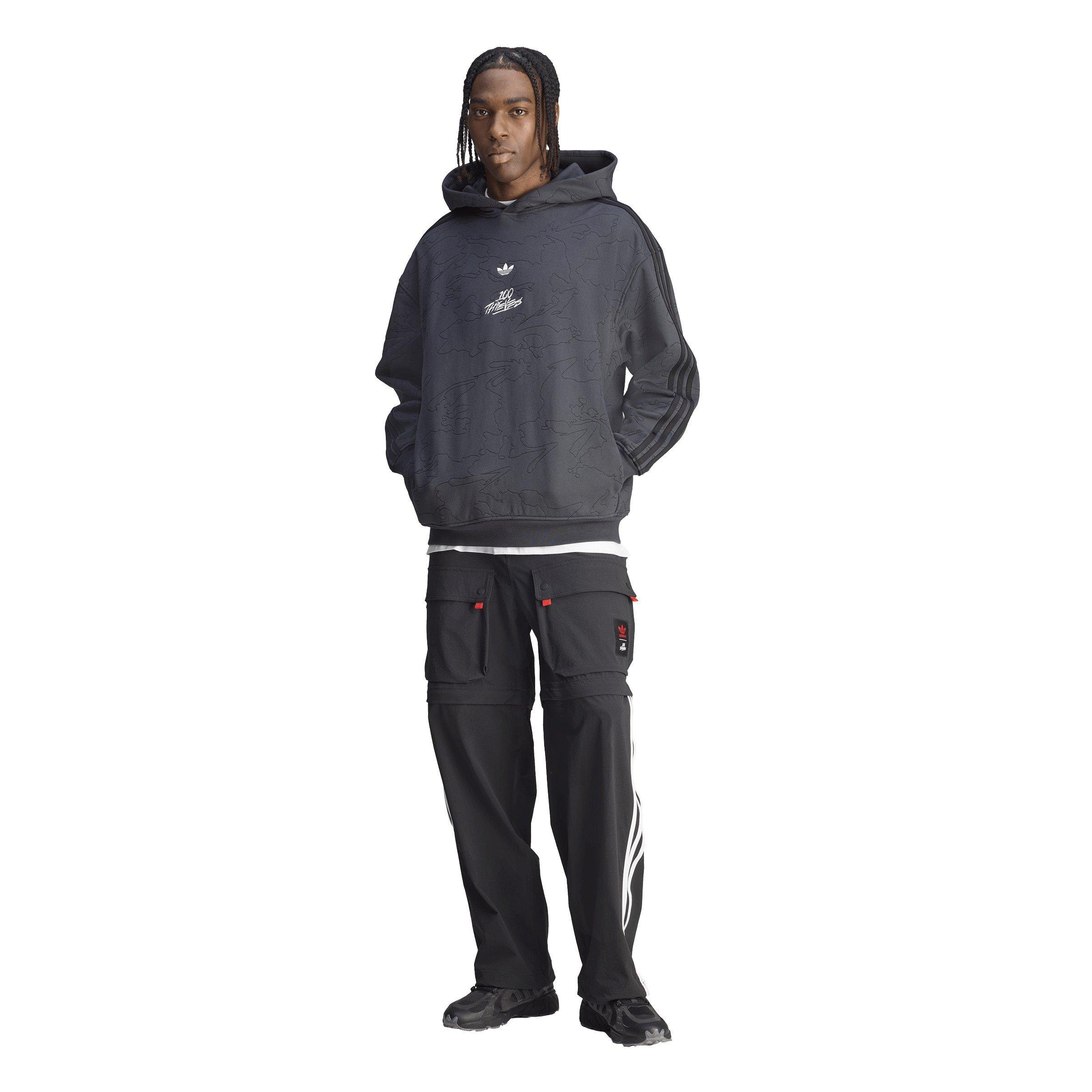 Carbon - adidas Originals - Men's 100T Overhead Hoodie - 7