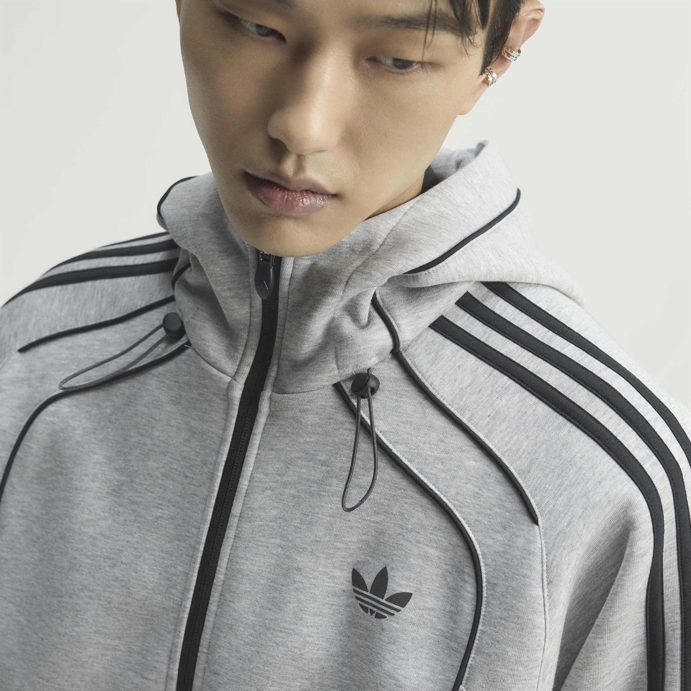 Grey Heather - adidas Originals - Adidas Spacer Flc Hd Sn64 - 12