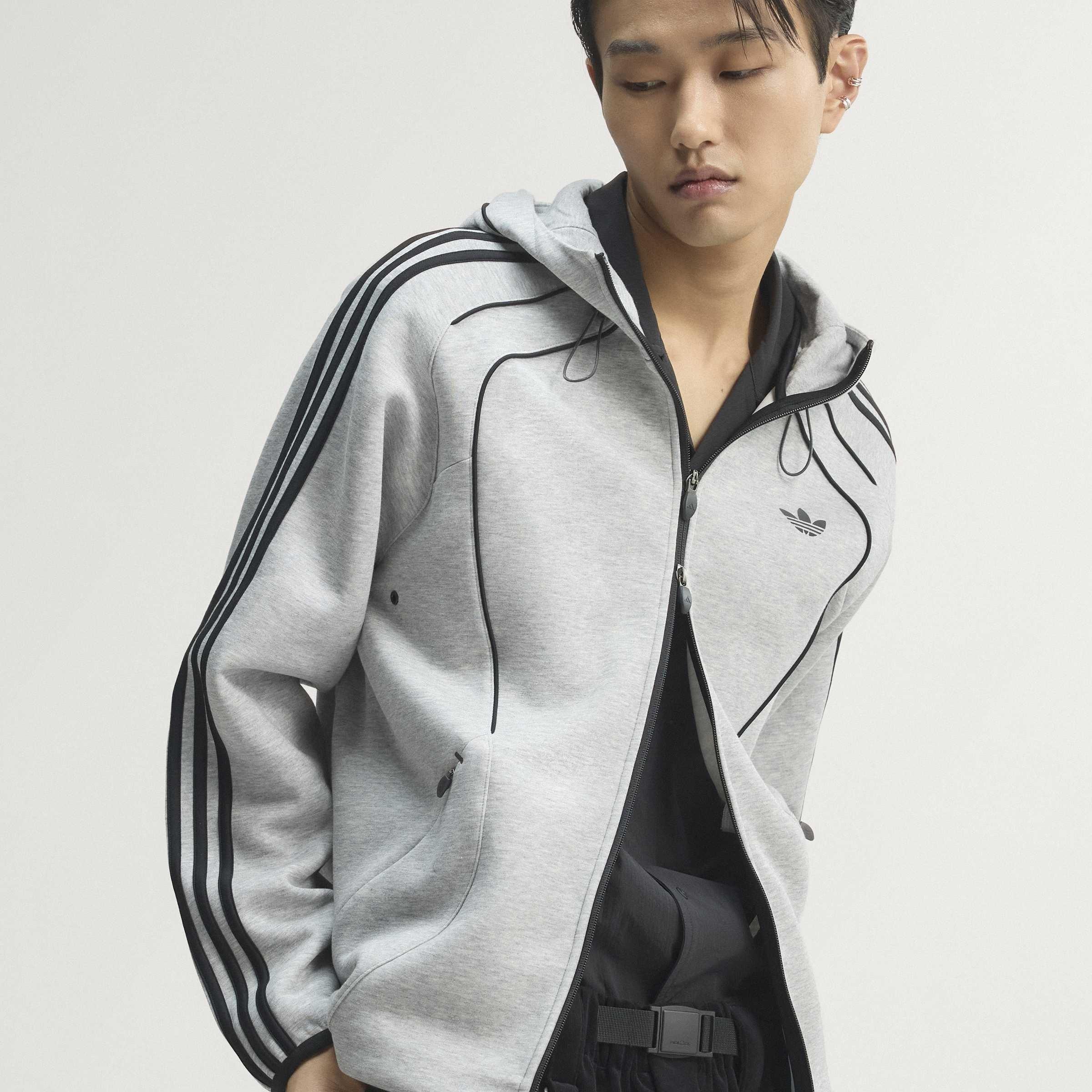 Grey Heather - adidas Originals - Adidas Spacer Flc Hd Sn64 - 14