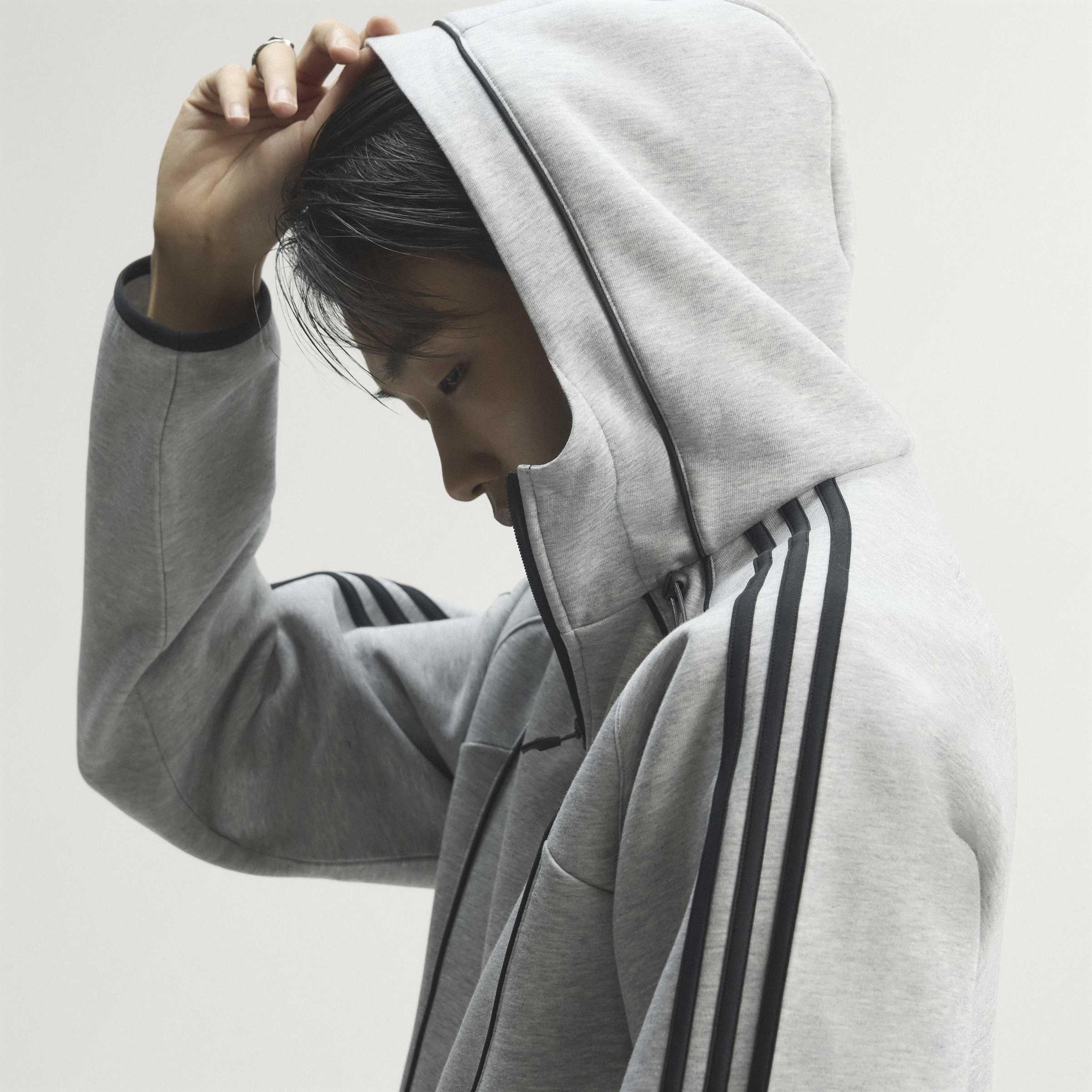 Grey Heather - adidas Originals - Adidas Spacer Flc Hd Sn64 - 15