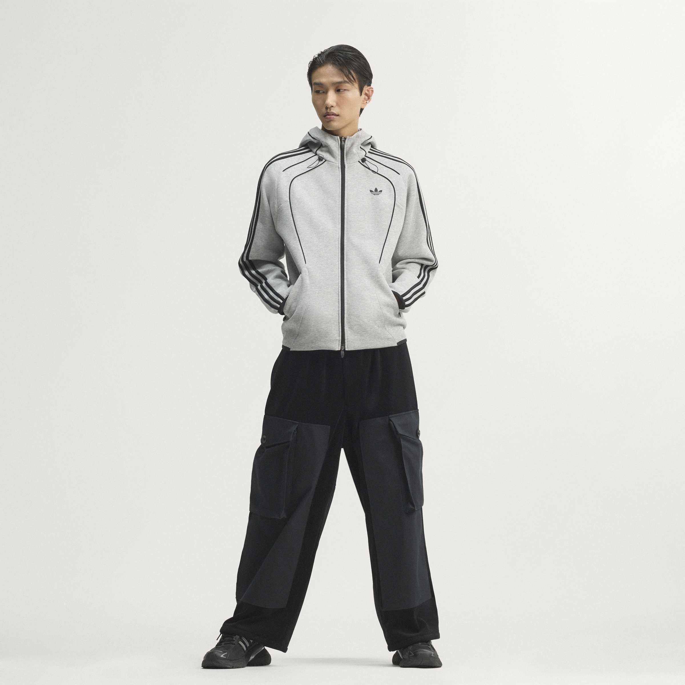 Grey Heather - adidas Originals - Adidas Spacer Flc Hd Sn64 - 7