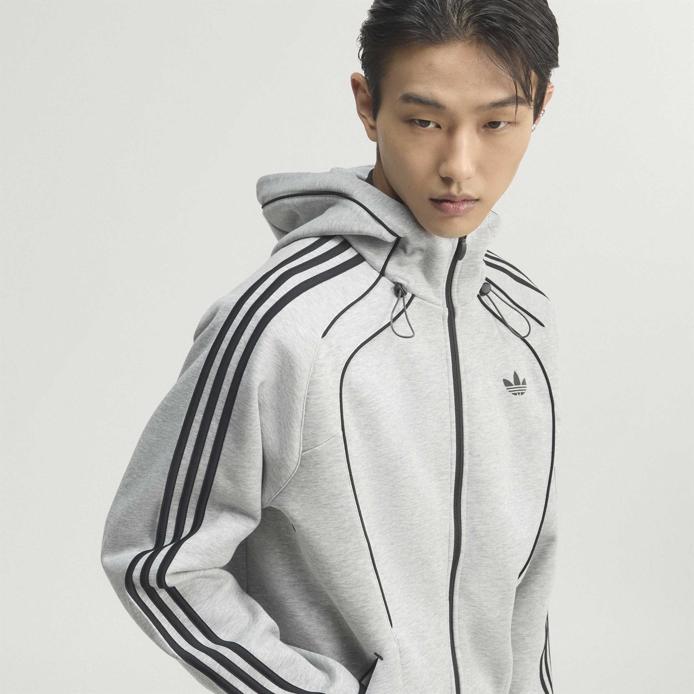 Grey Heather - adidas Originals - Adidas Spacer Flc Hd Sn64 - 9