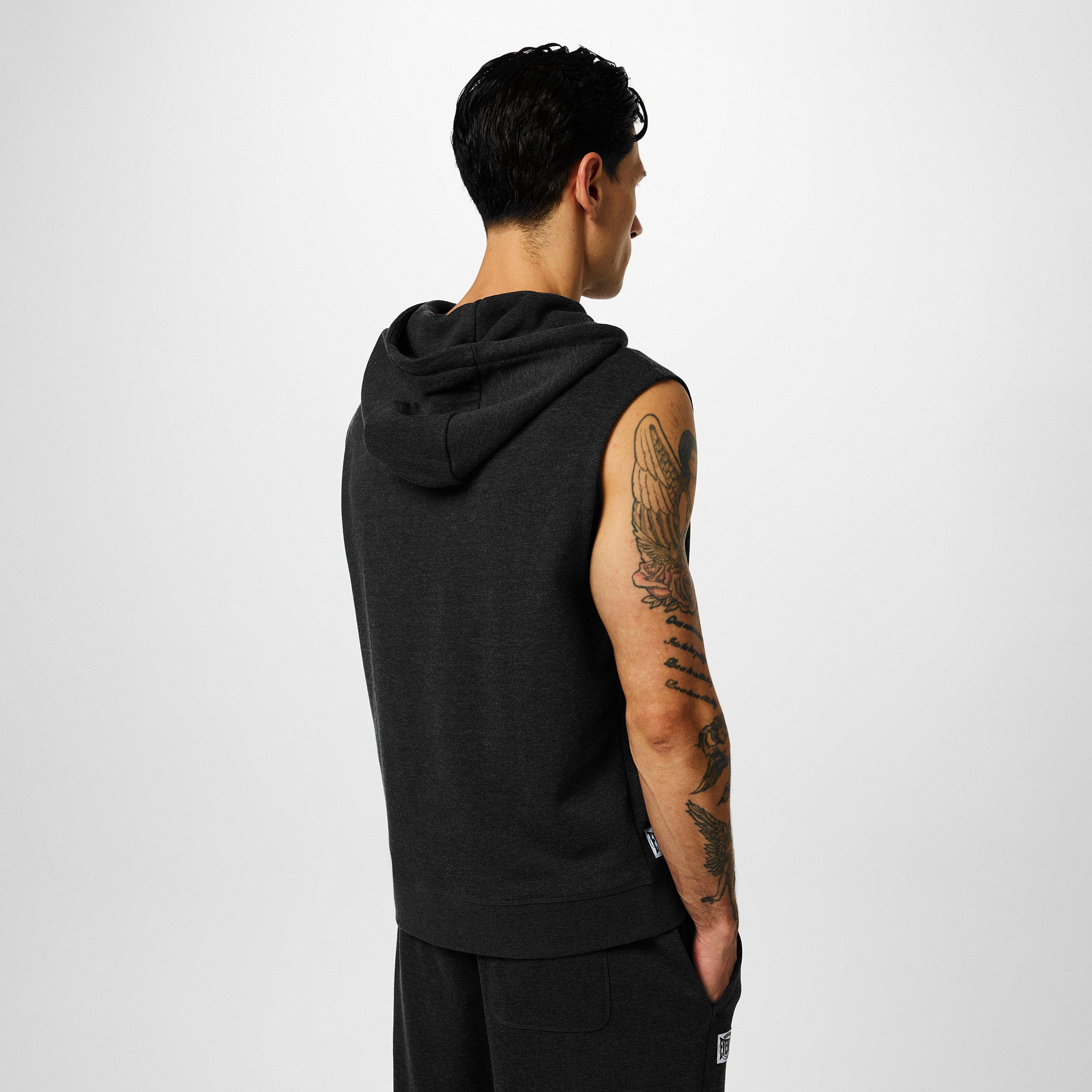 Charcoal - Everlast - Box Sleeveless Hoodie Mens - 4
