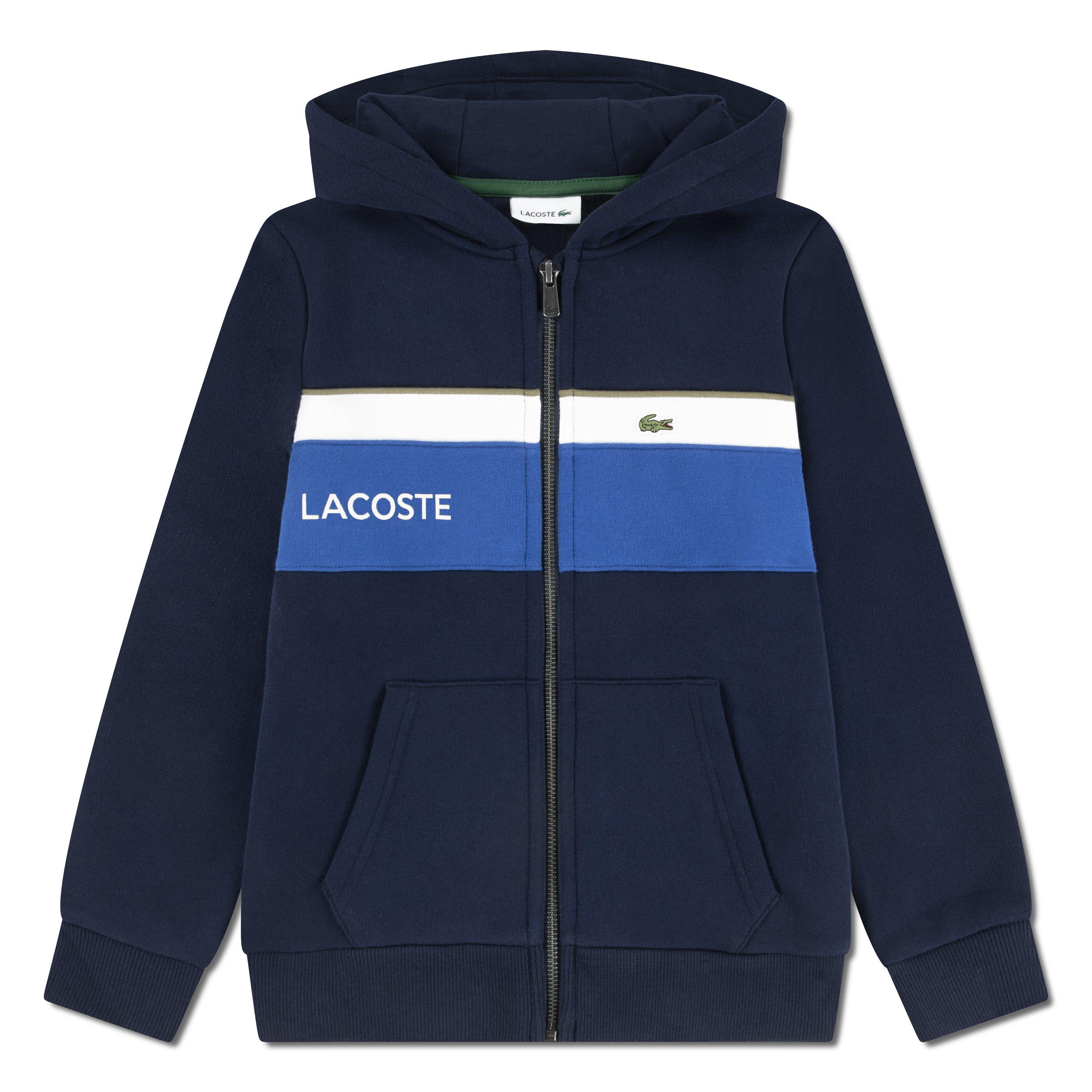 Blu Marino UGW - Lacoste - Kids' Block Zip Hoodie - 1