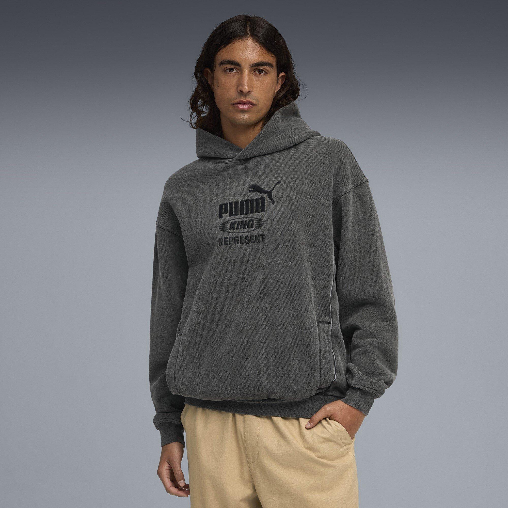 Flat Dark Grey - PUMA x Represent - Mens Hoodie - 3