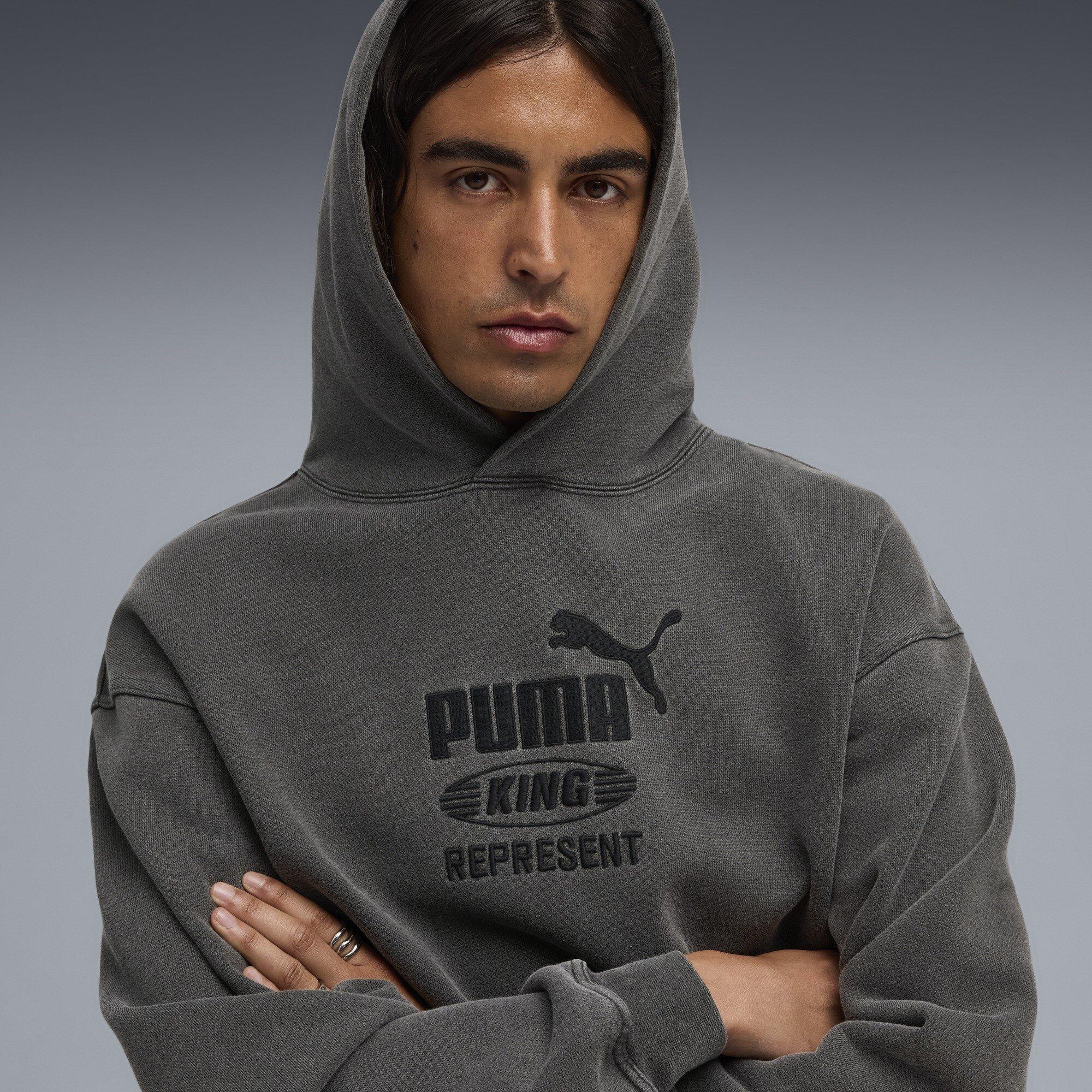 Flat Dark Grey - PUMA x Represent - Mens Hoodie - 5