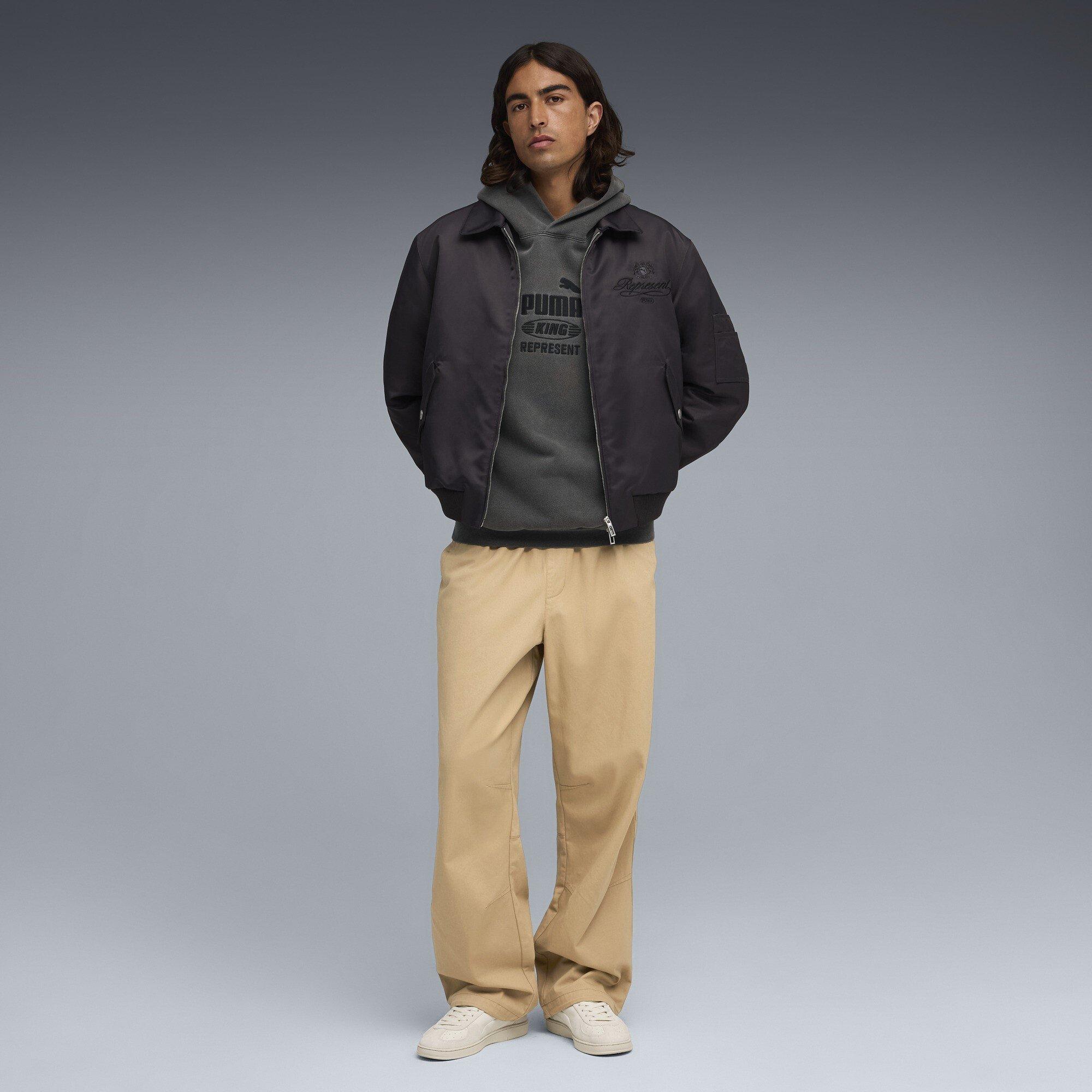 Flat Dark Grey - PUMA x Represent - Mens Hoodie - 7