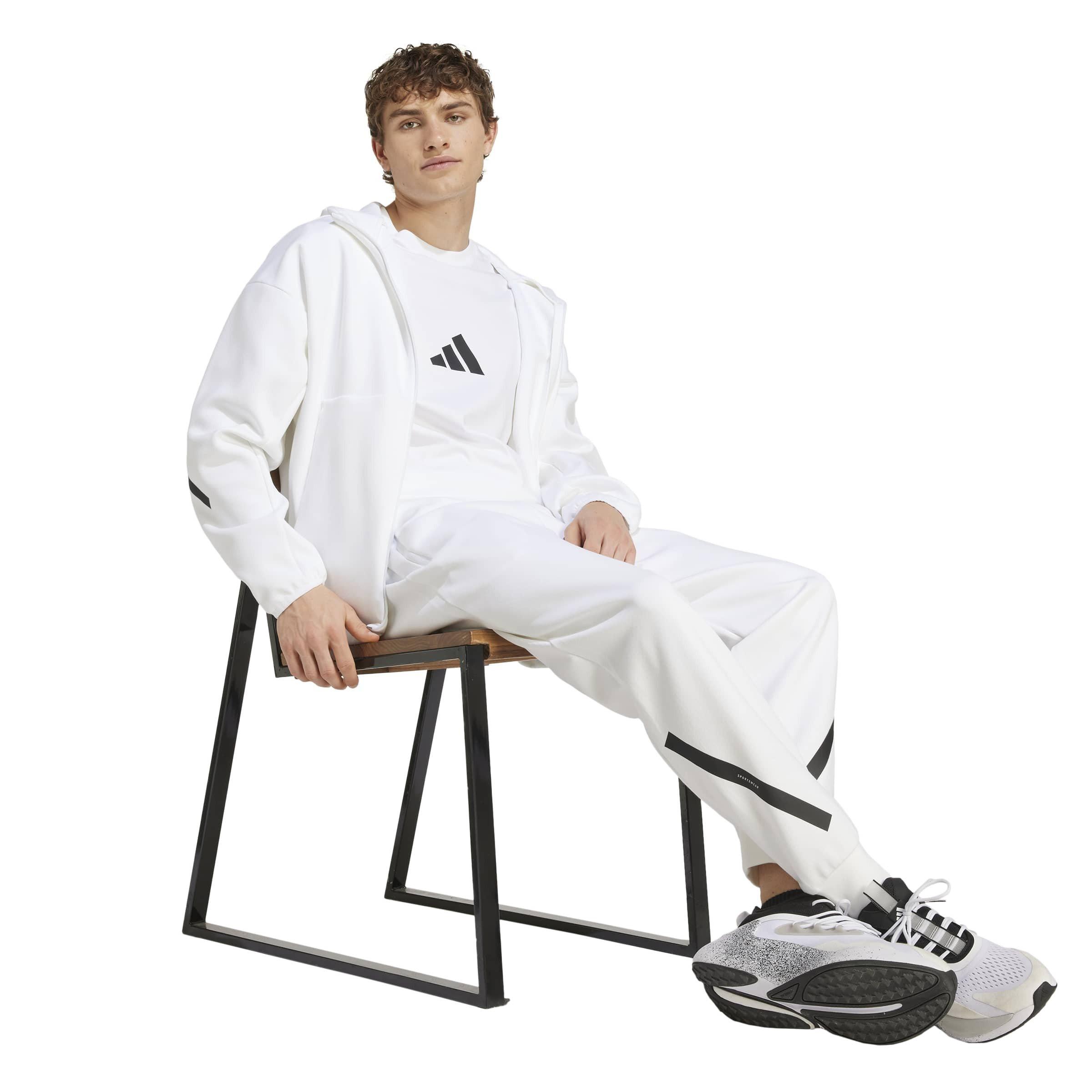 Wit - adidas - adidas M Z.N.E. Fz Hoody Mens - 6