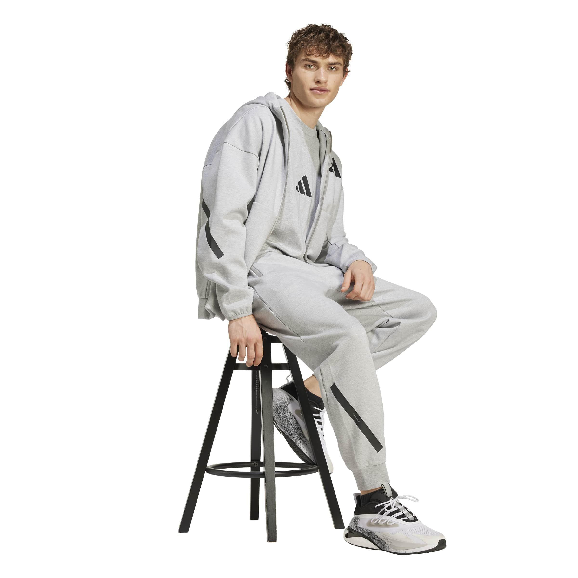 Medium Grey Hea - adidas - adidas M Z.N.E. Fz Hoody Mens - 6
