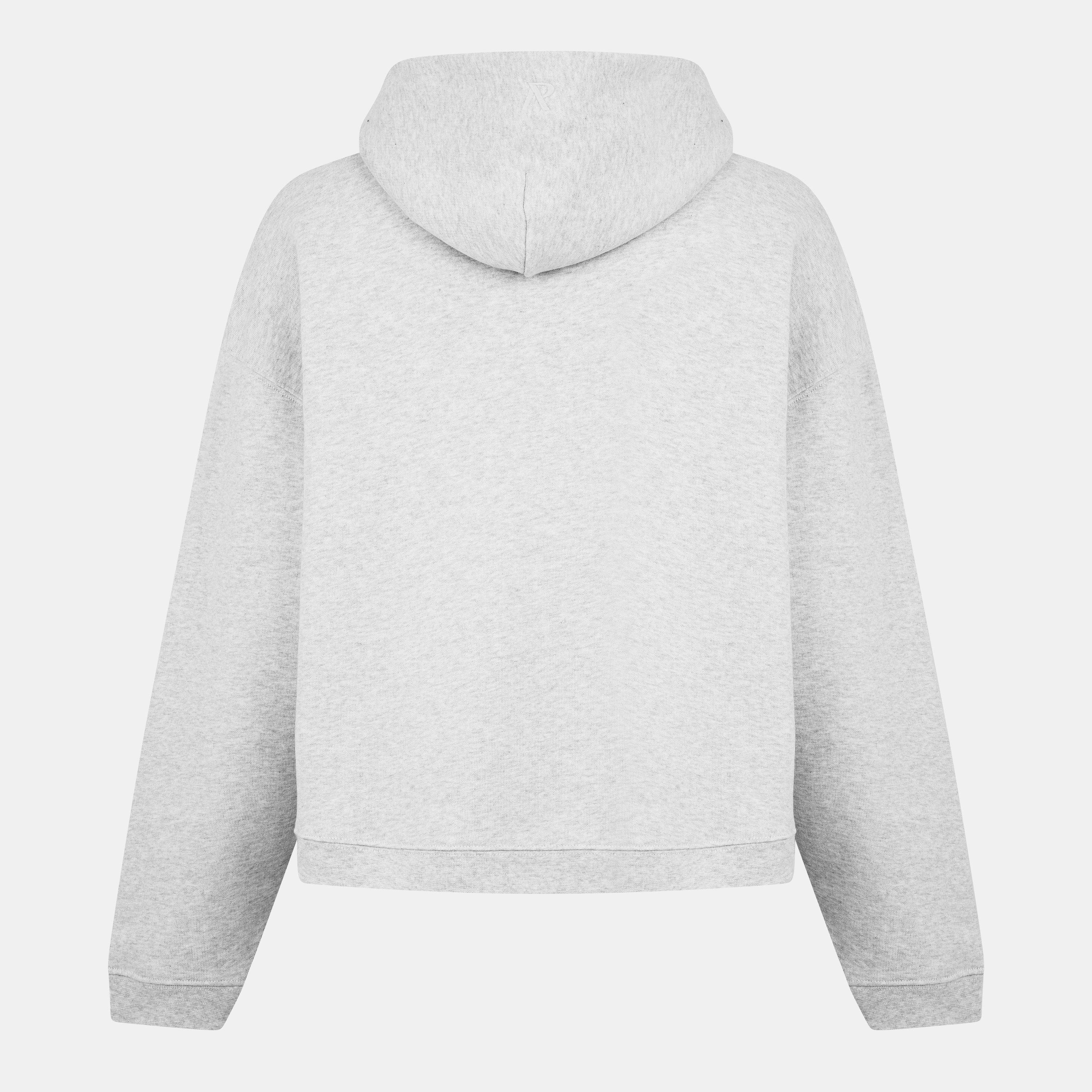 Ice Grey Marl - Represent - Men's Pullover Relaxed Fit Hoodie - 2