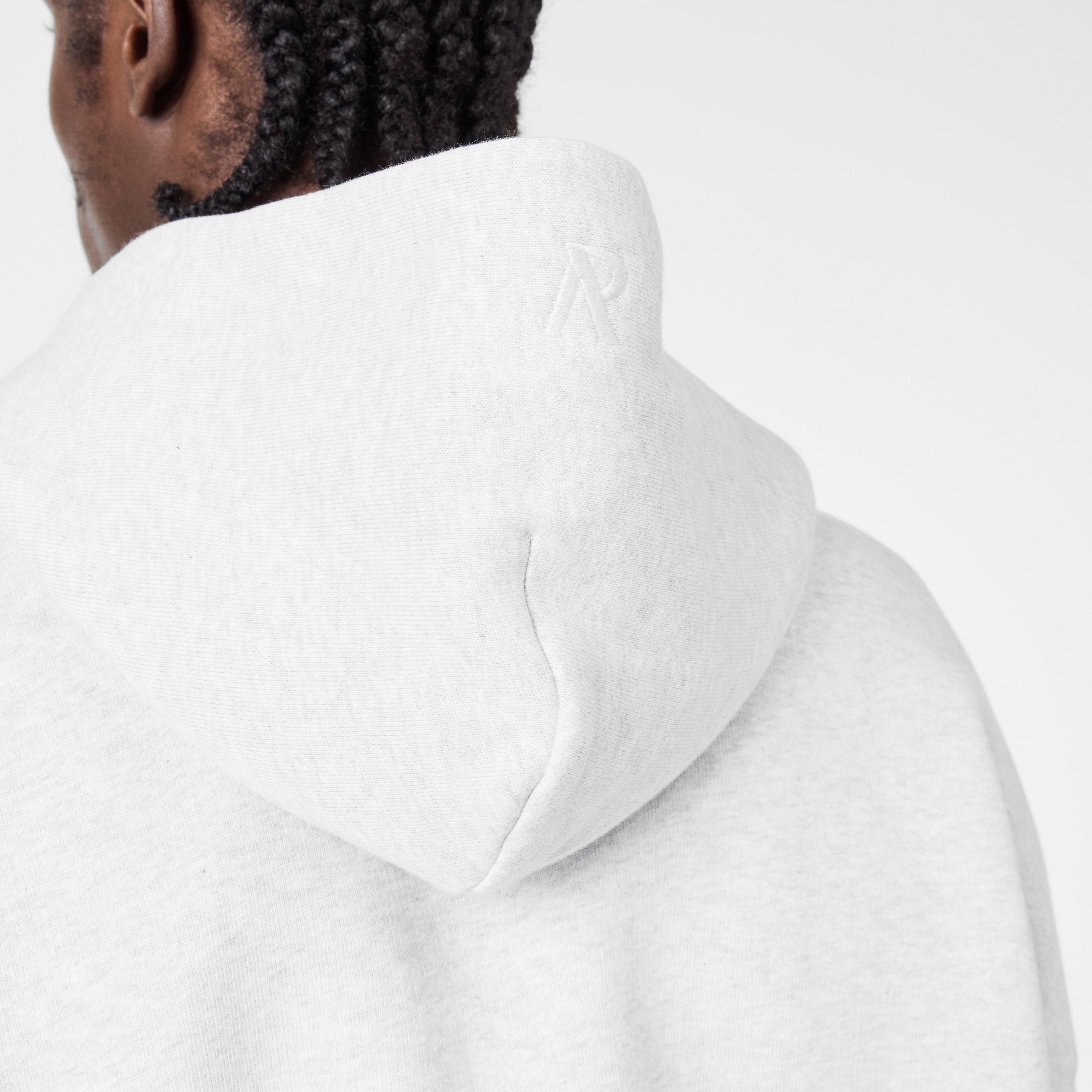 Ice Grey Marl - Represent - Men's Pullover Relaxed Fit Hoodie - 5