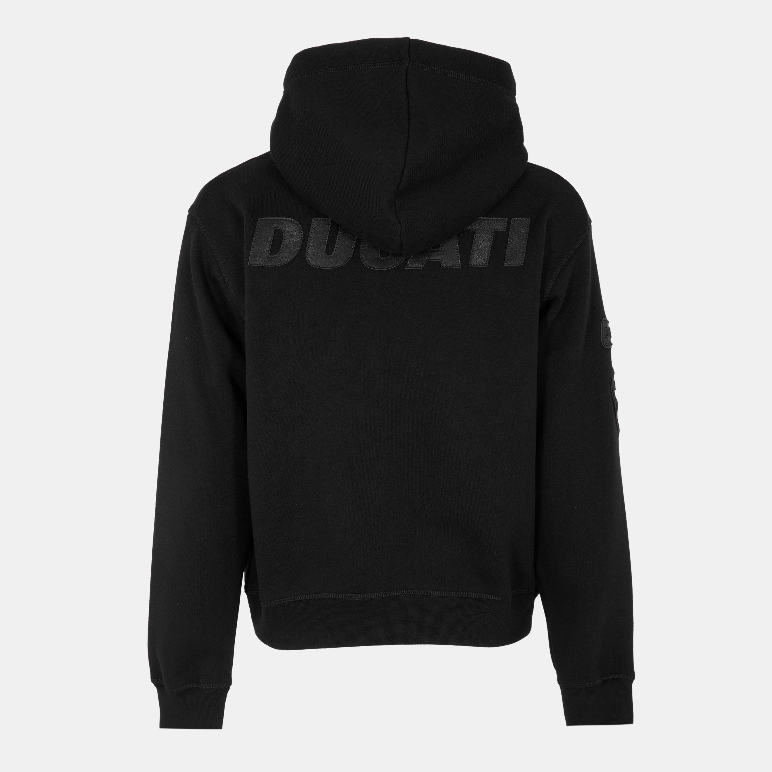 Black - DSquared2 - Men's DSQ Ducati Zip Hoodie - 2