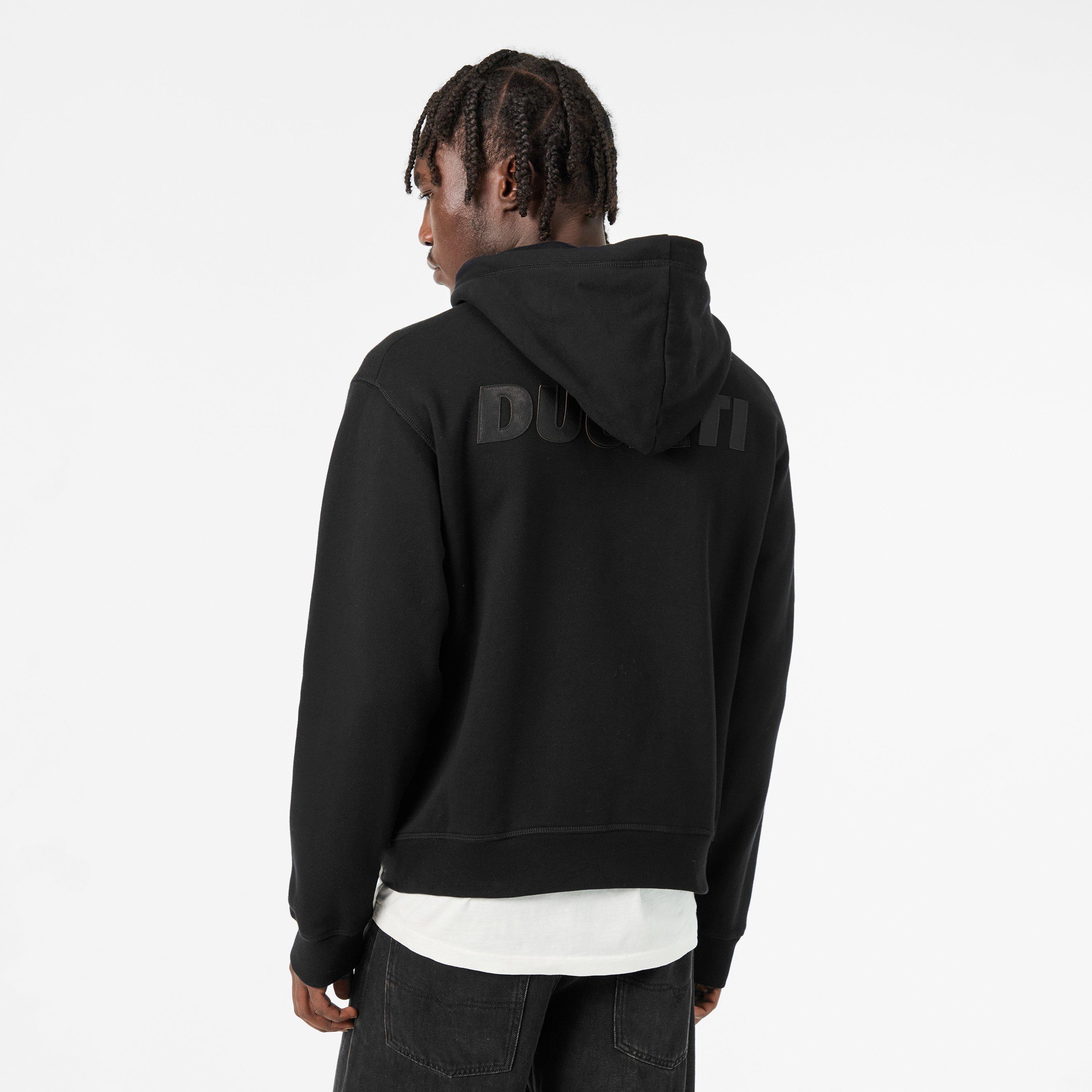 Black - DSquared2 - Men's DSQ Ducati Zip Hoodie - 4