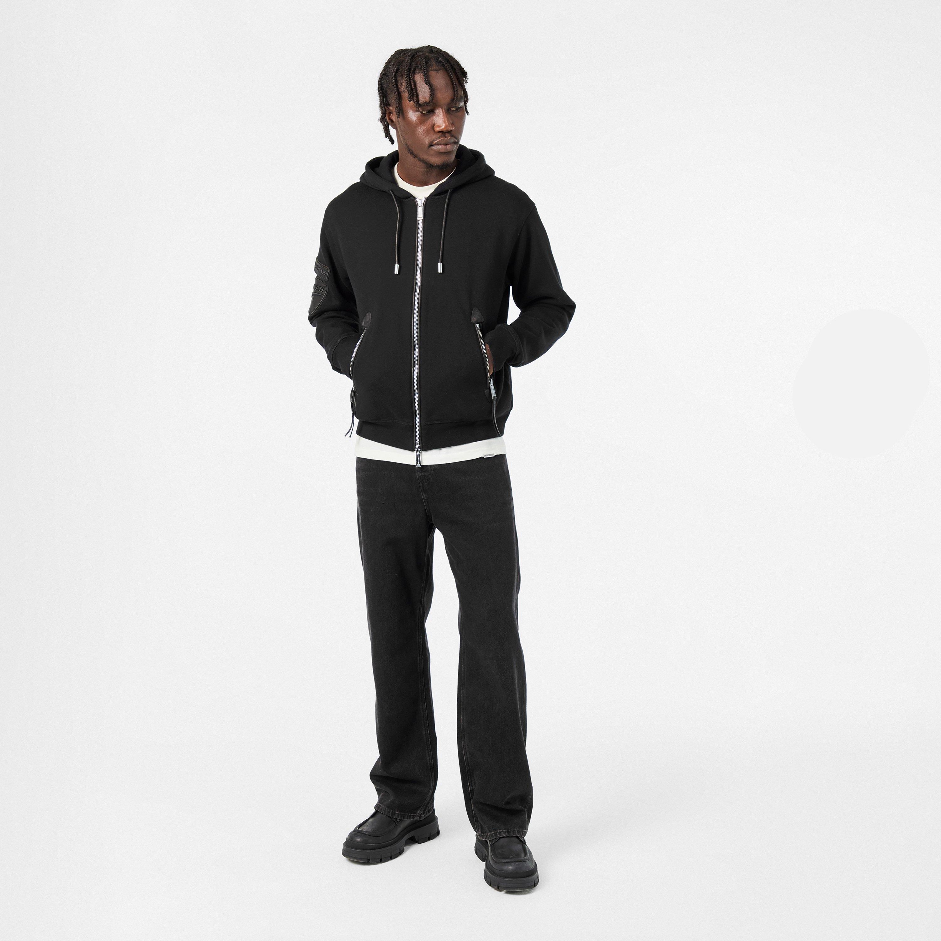 Black - DSquared2 - Men's DSQ Ducati Zip Hoodie - 6