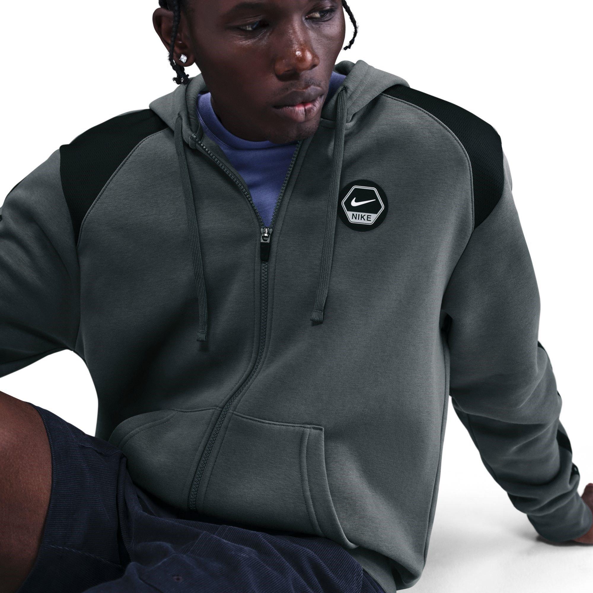 Gris/Noir - Nike - City Hoodie Mens - 5