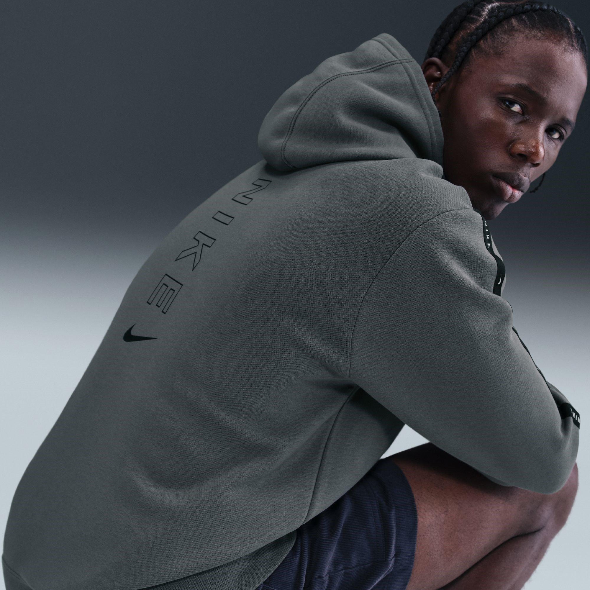 Gris/Noir - Nike - City Hoodie Mens - 9