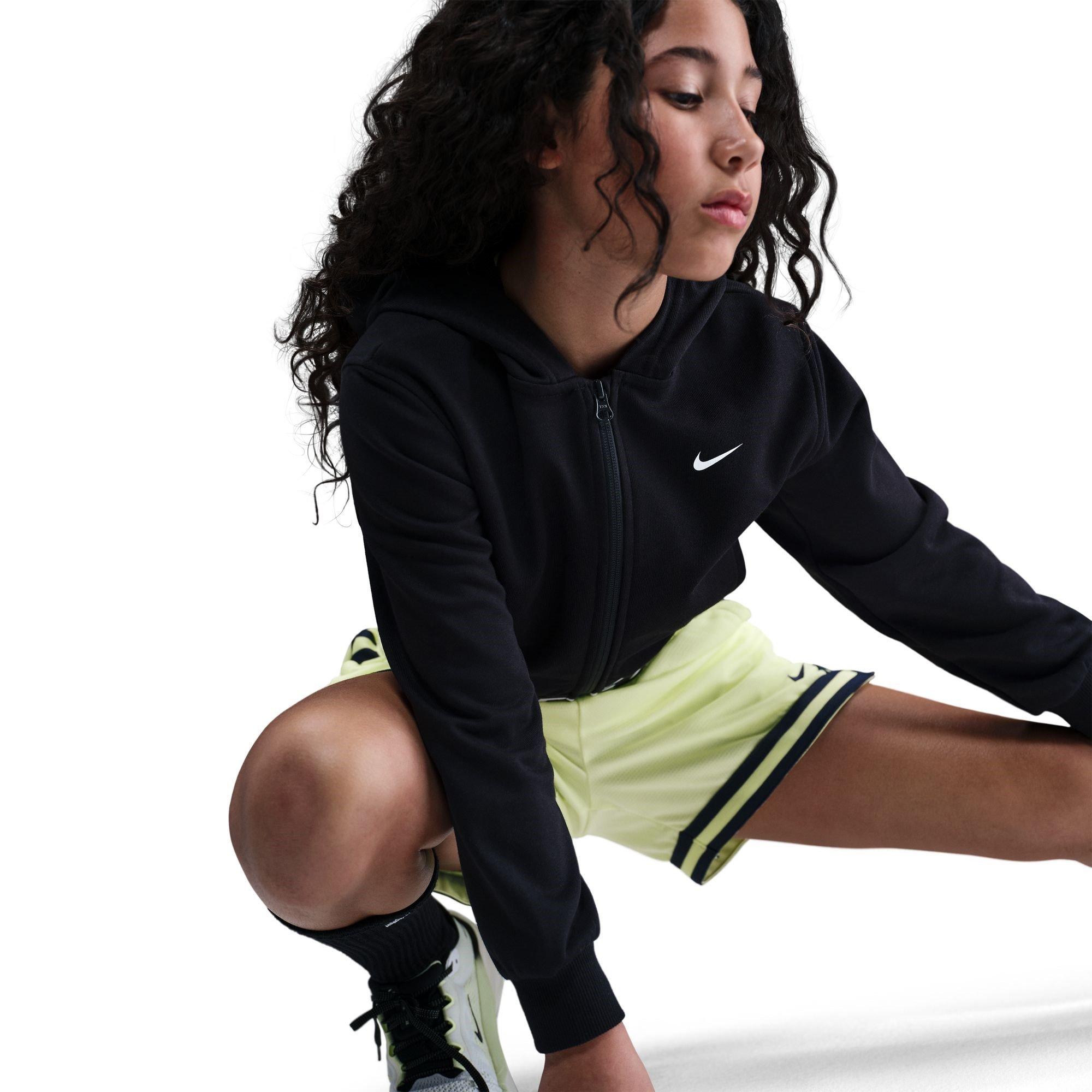 Preto - Nike - Pro Dri-FIT Full Zip Hoodie Juniors - 5