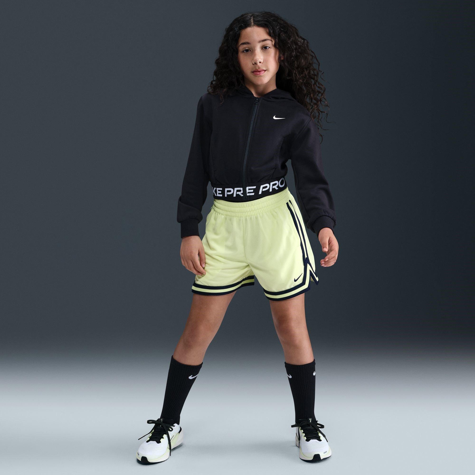 Preto - Nike - Pro Dri-FIT Full Zip Hoodie Juniors - 7