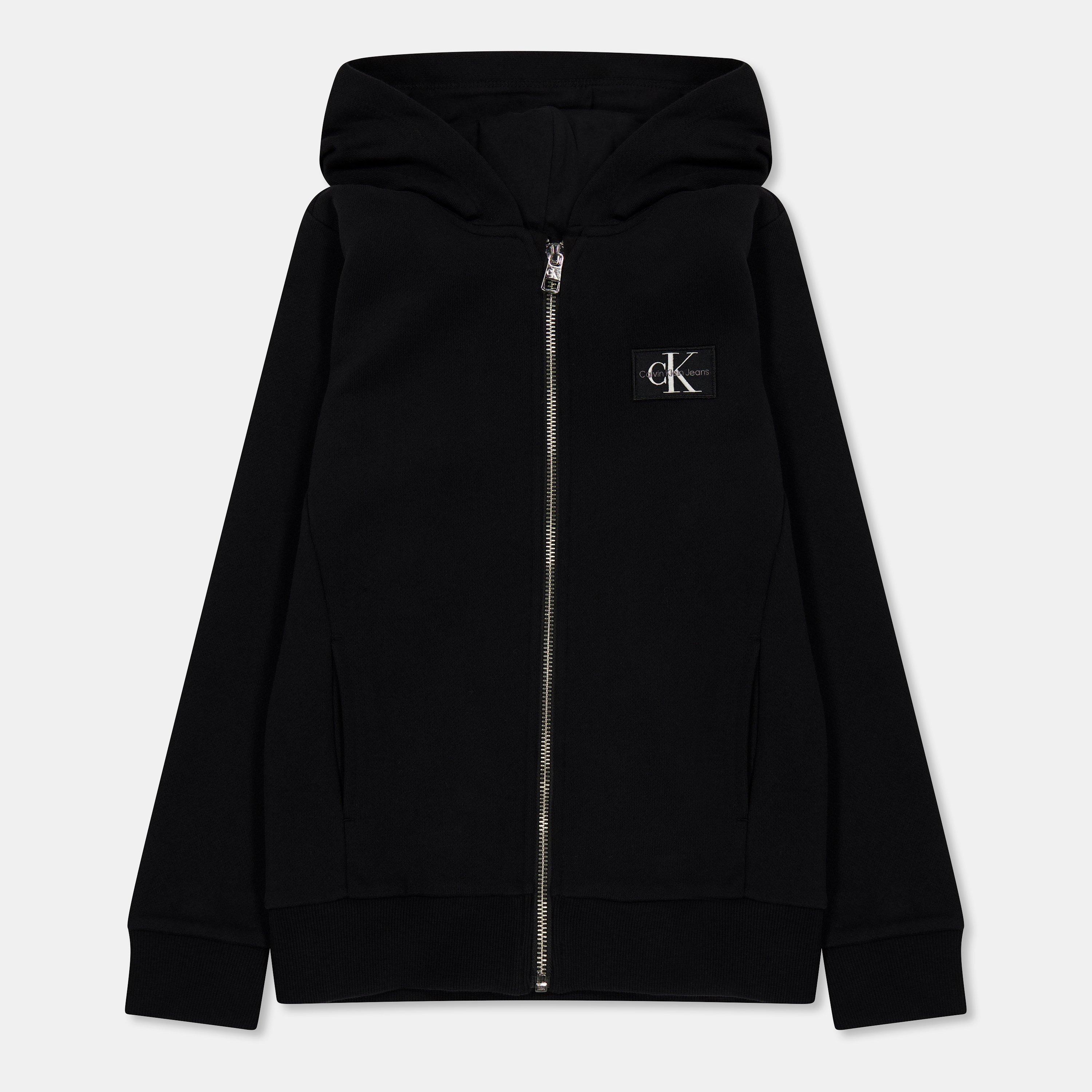 CK Black BEH - Calvin Klein Jeans - Kids' Full Zip Hoodie - 1