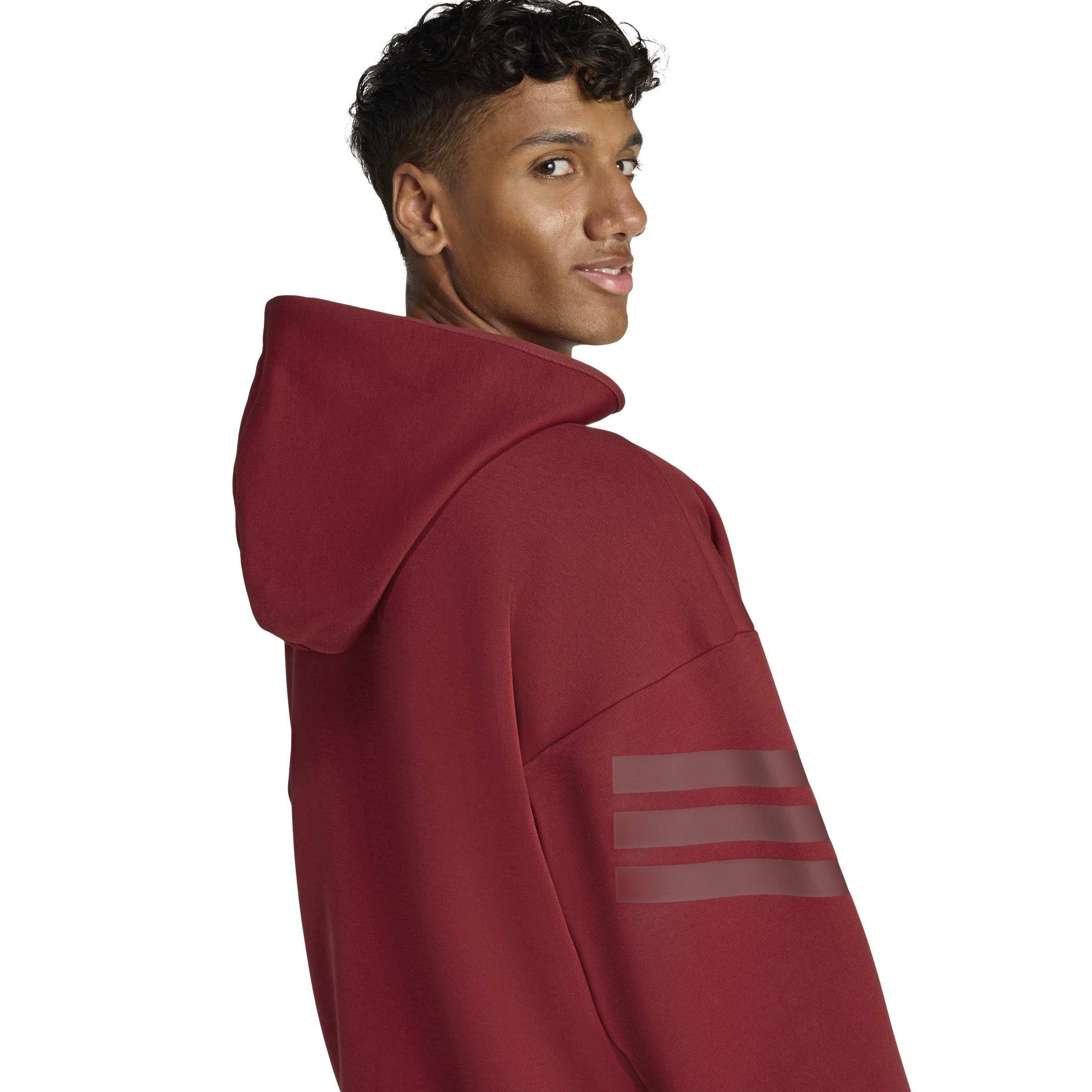 Maroon activo. - adidas - Adidas M Fi 3S Fz Sn99 - 5