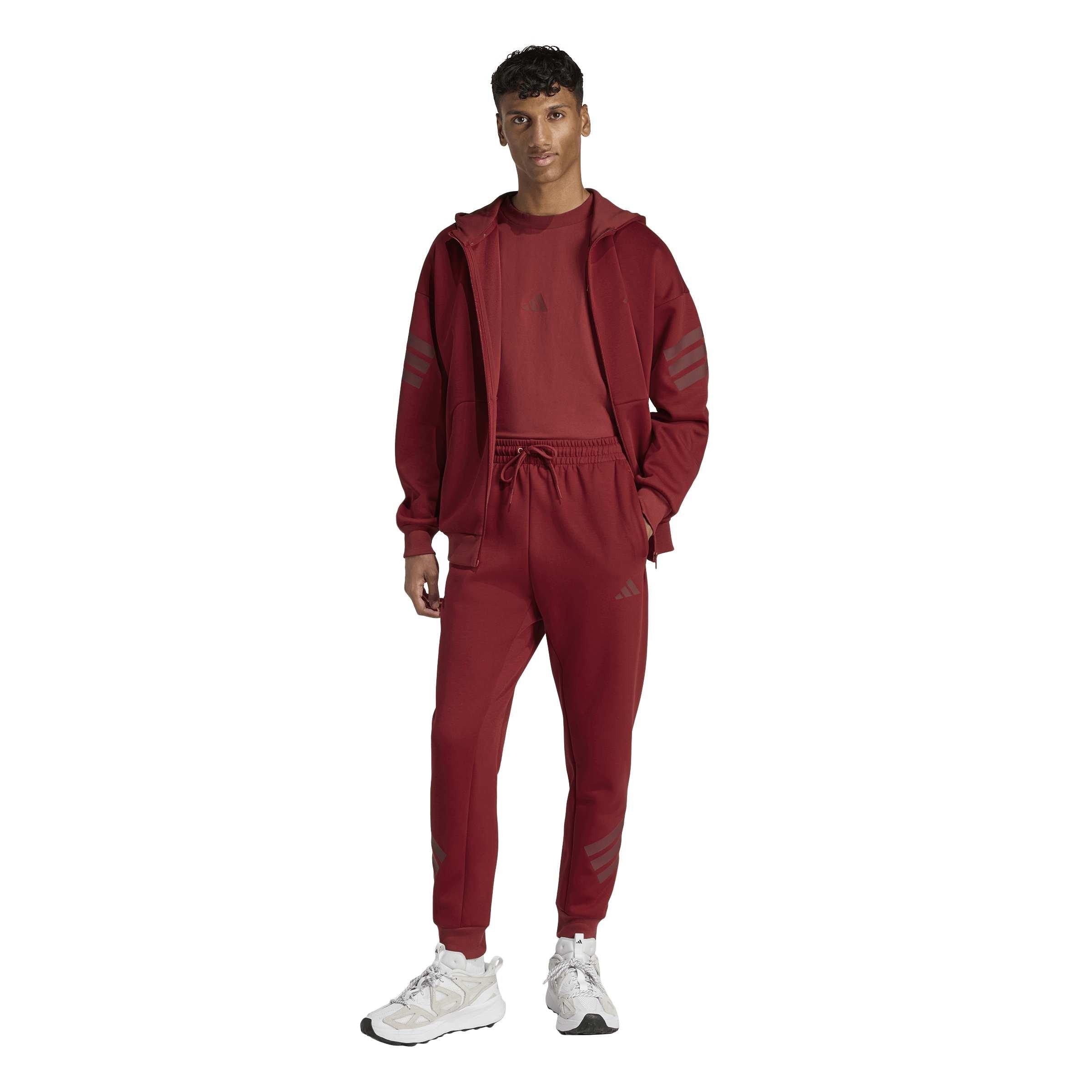 Maroon activo. - adidas - Adidas M Fi 3S Fz Sn99 - 6