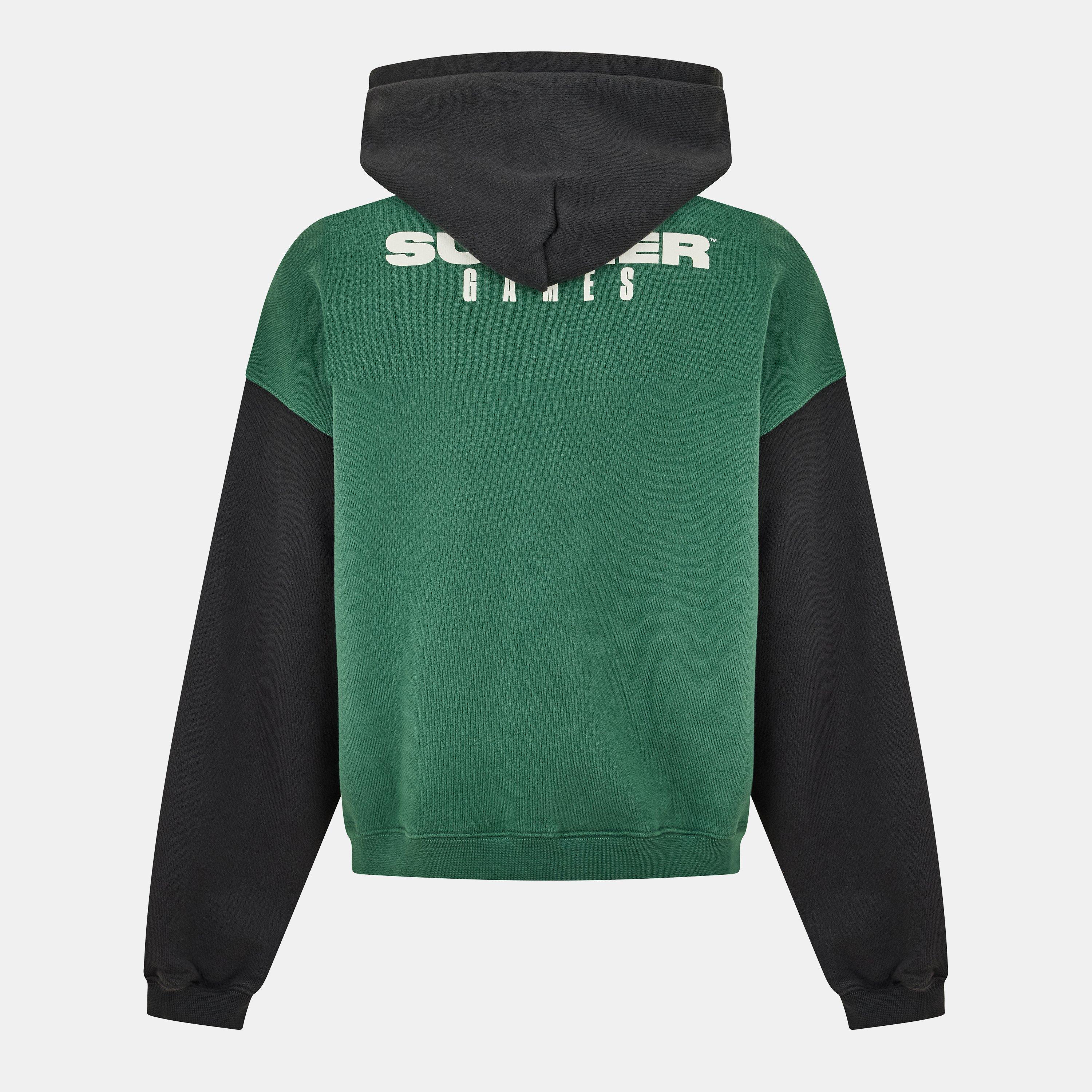 Hunter Green - Summer Games - Men's Zip Hoodie - 2