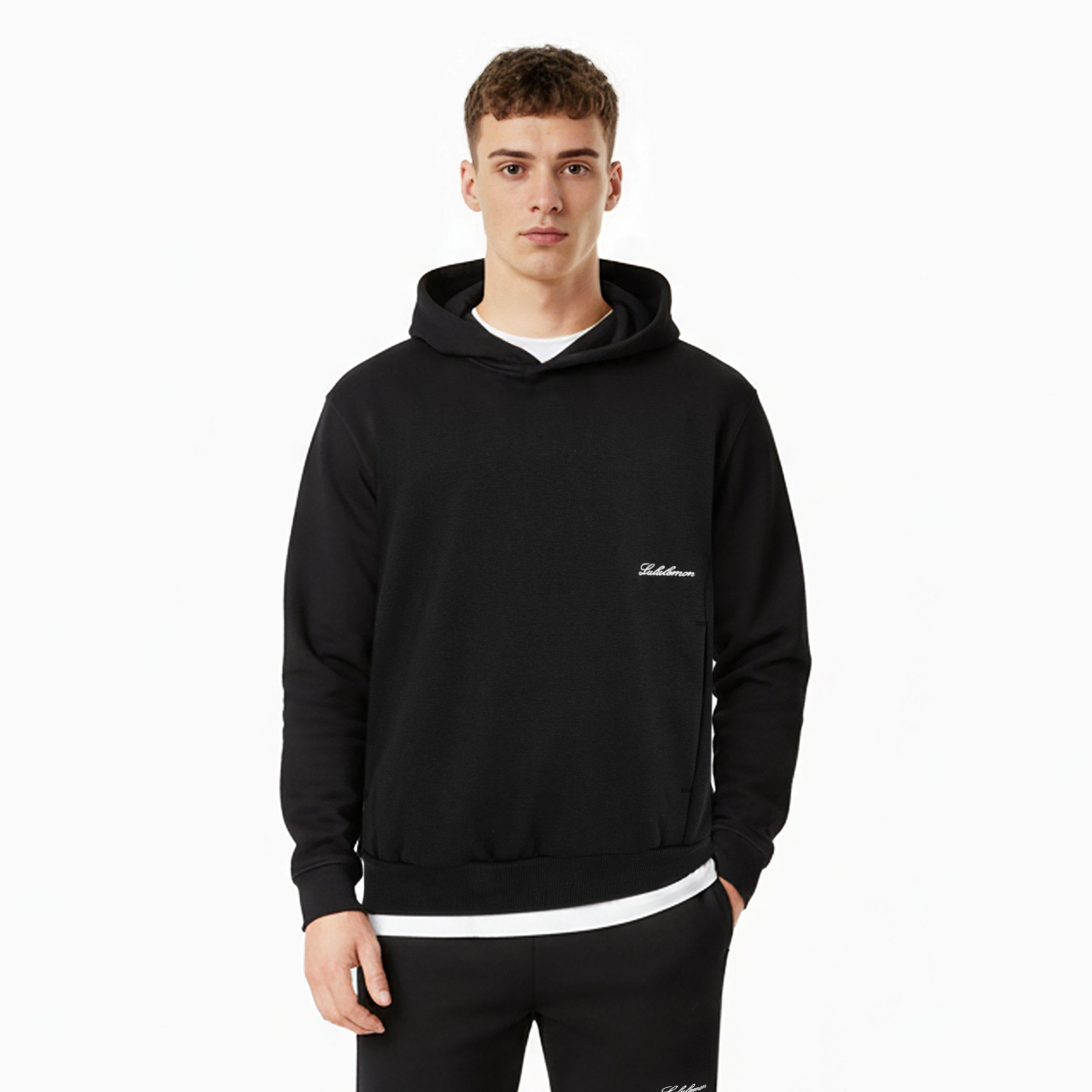 Black - Lululemon - Men's Heavy Pull Over Hoodie - 3