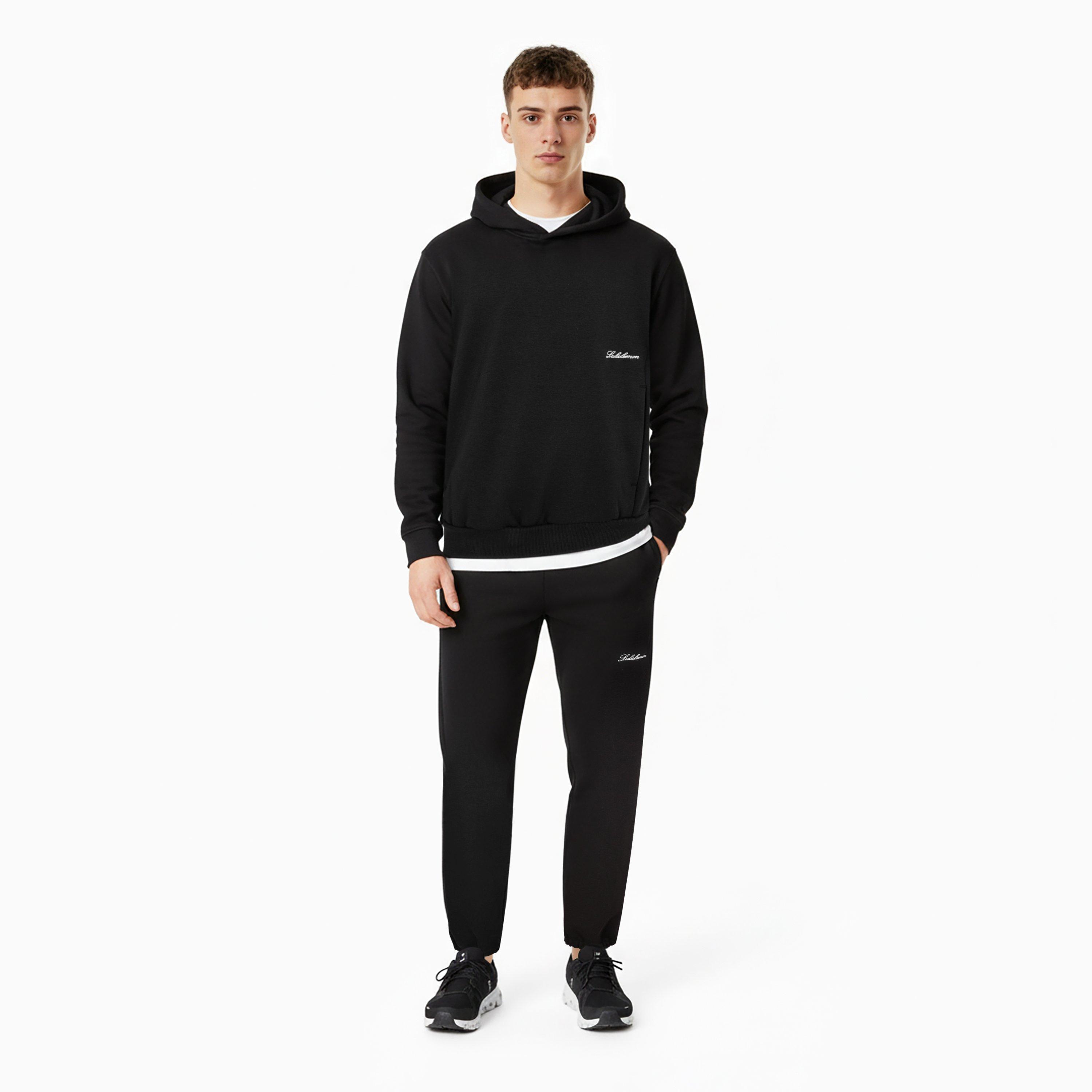 Black - Lululemon - Men's Heavy Pull Over Hoodie - 5