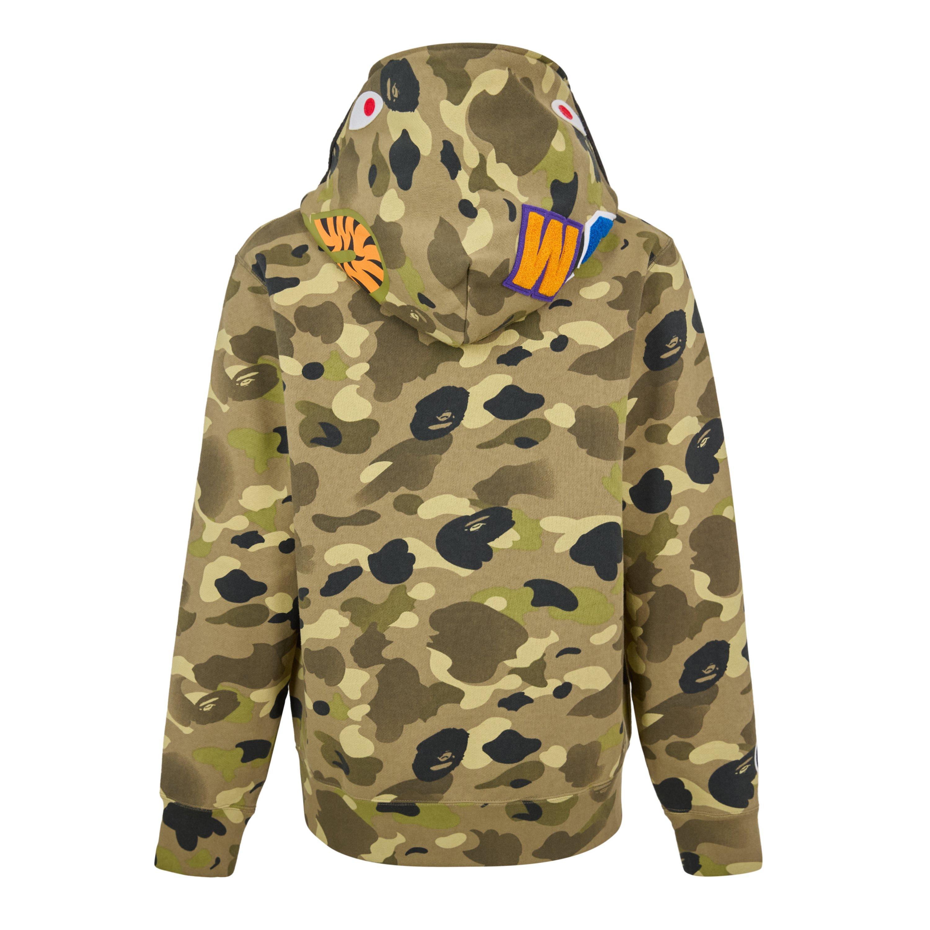Green - A Bathing Ape - Bape Camo Shrk Zp Hd Sn54 - 2