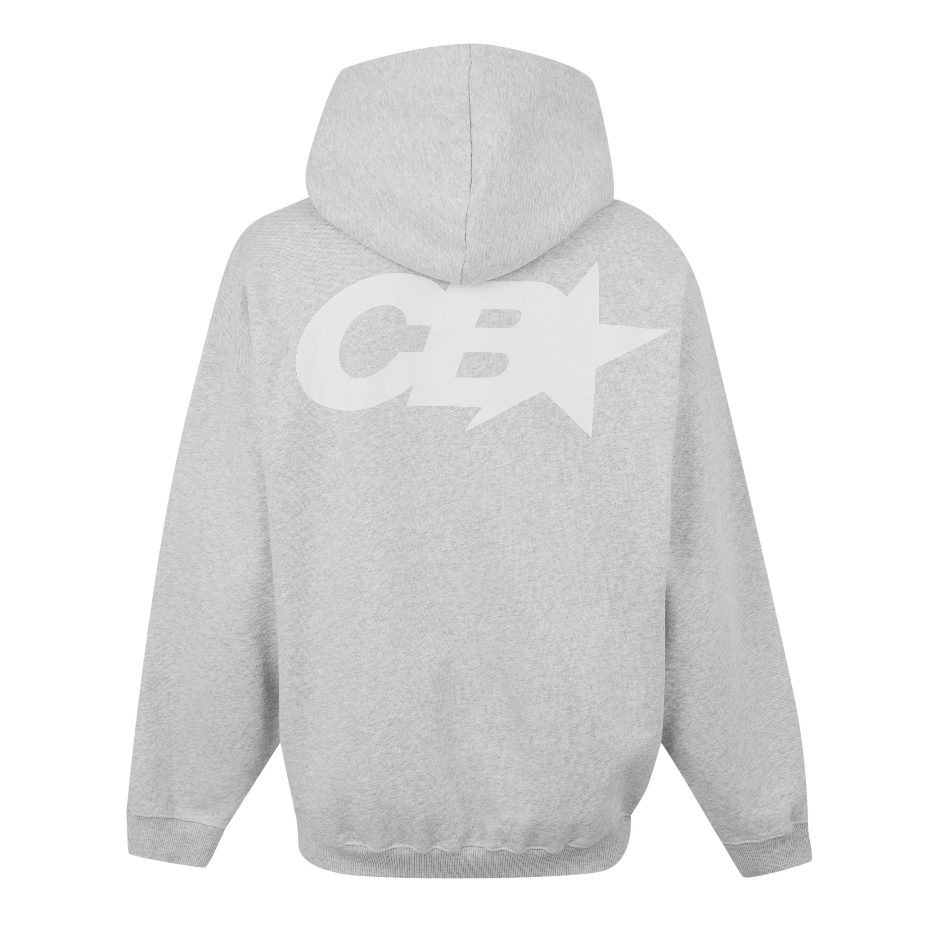 Light Grey Marl - Cole Buxton - Men's Star Racing Pullover Hoodie - 2