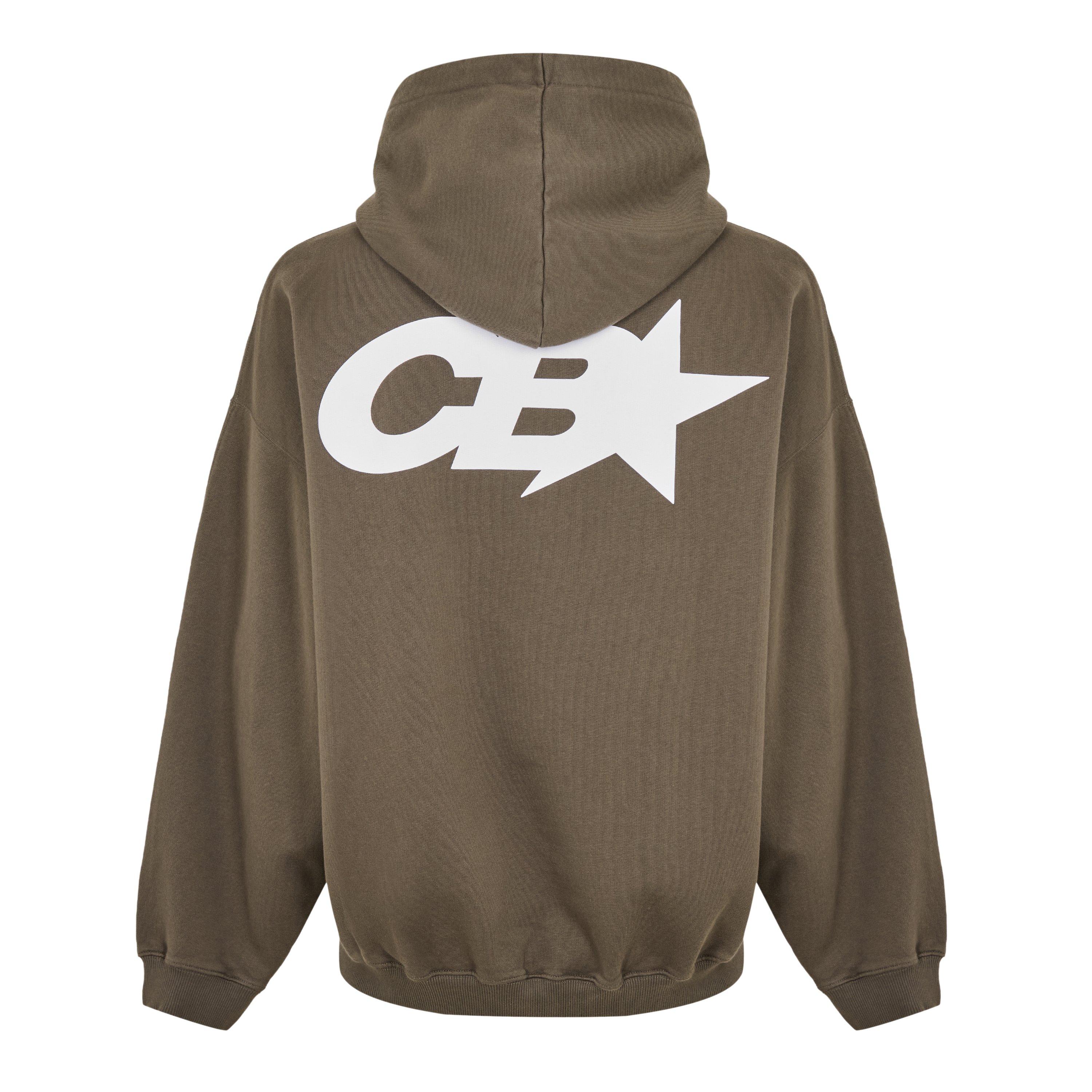 Khaki - Cole Buxton - Men's Star Racing Pullover Hoodie - 2
