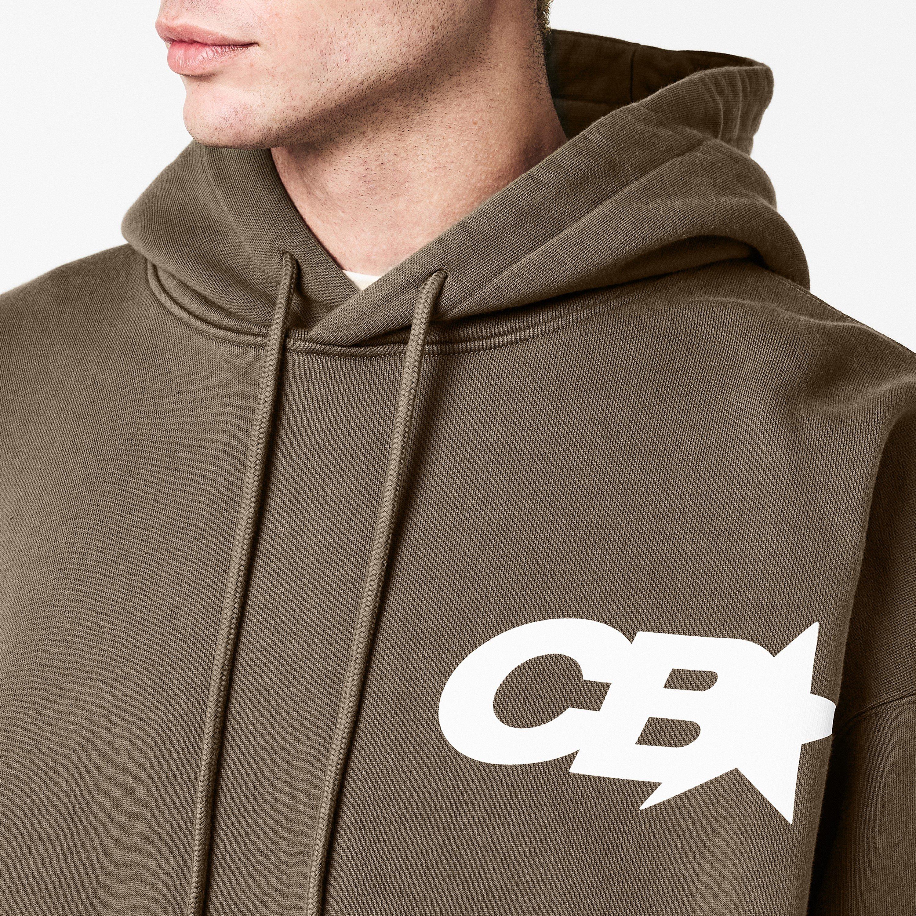 Khaki - Cole Buxton - Men's Star Racing Pullover Hoodie - 5