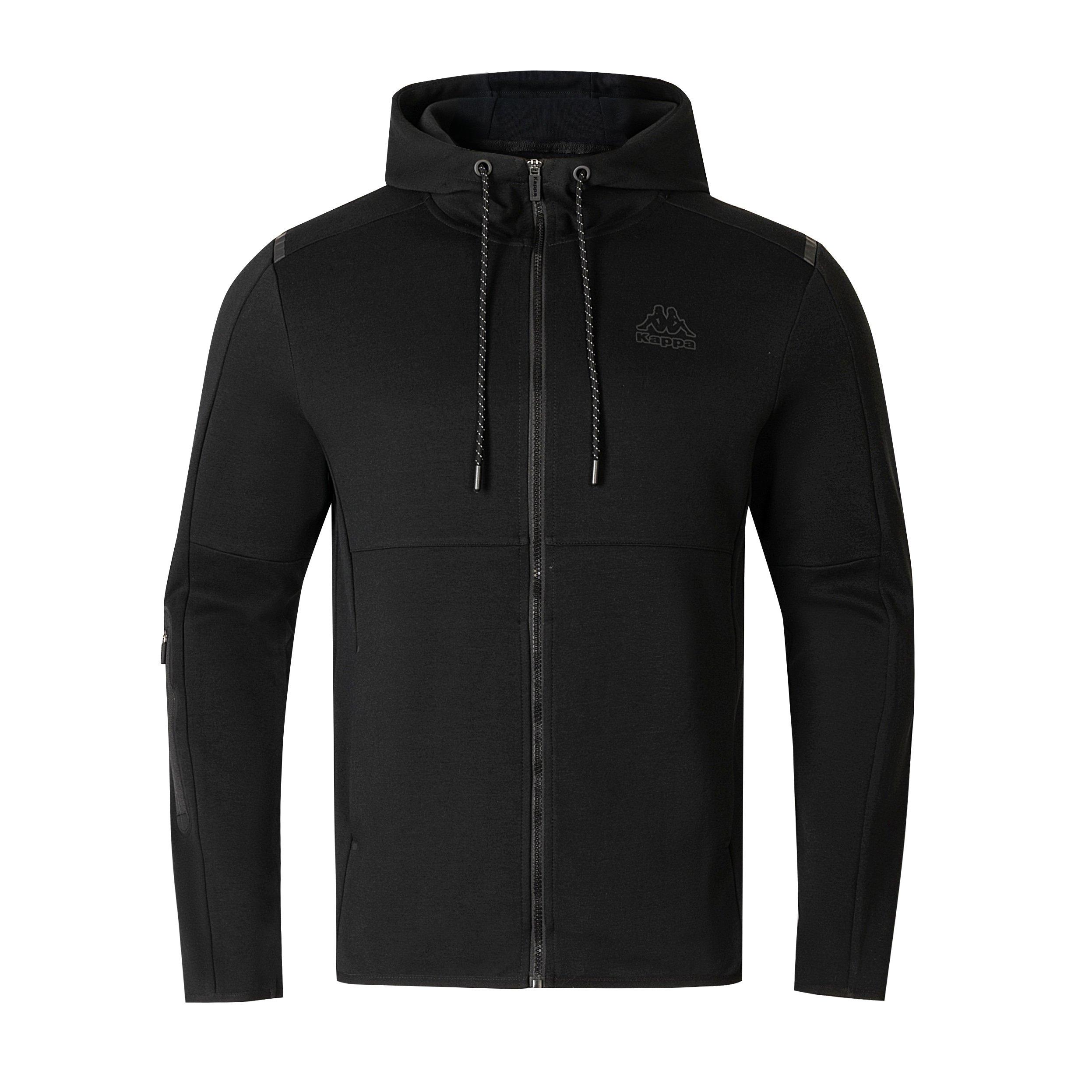 Black - Kappa - Tech FL Full Zip Mens Hoody - 1