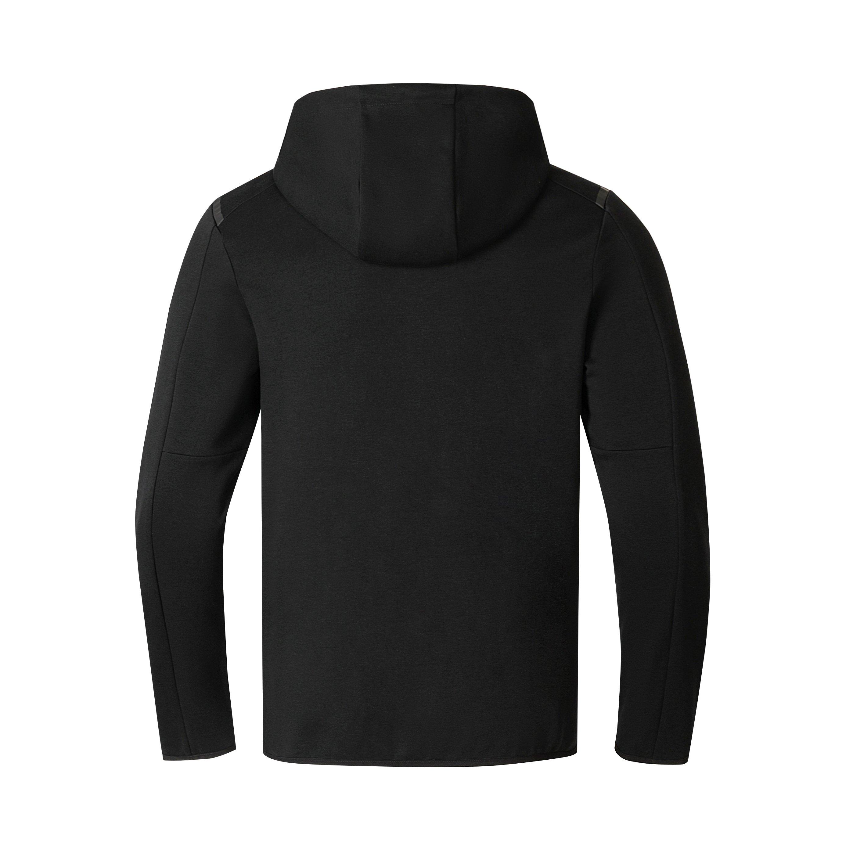 Crna - Kappa - Tech FL Full Zip Mens Hoody - 3