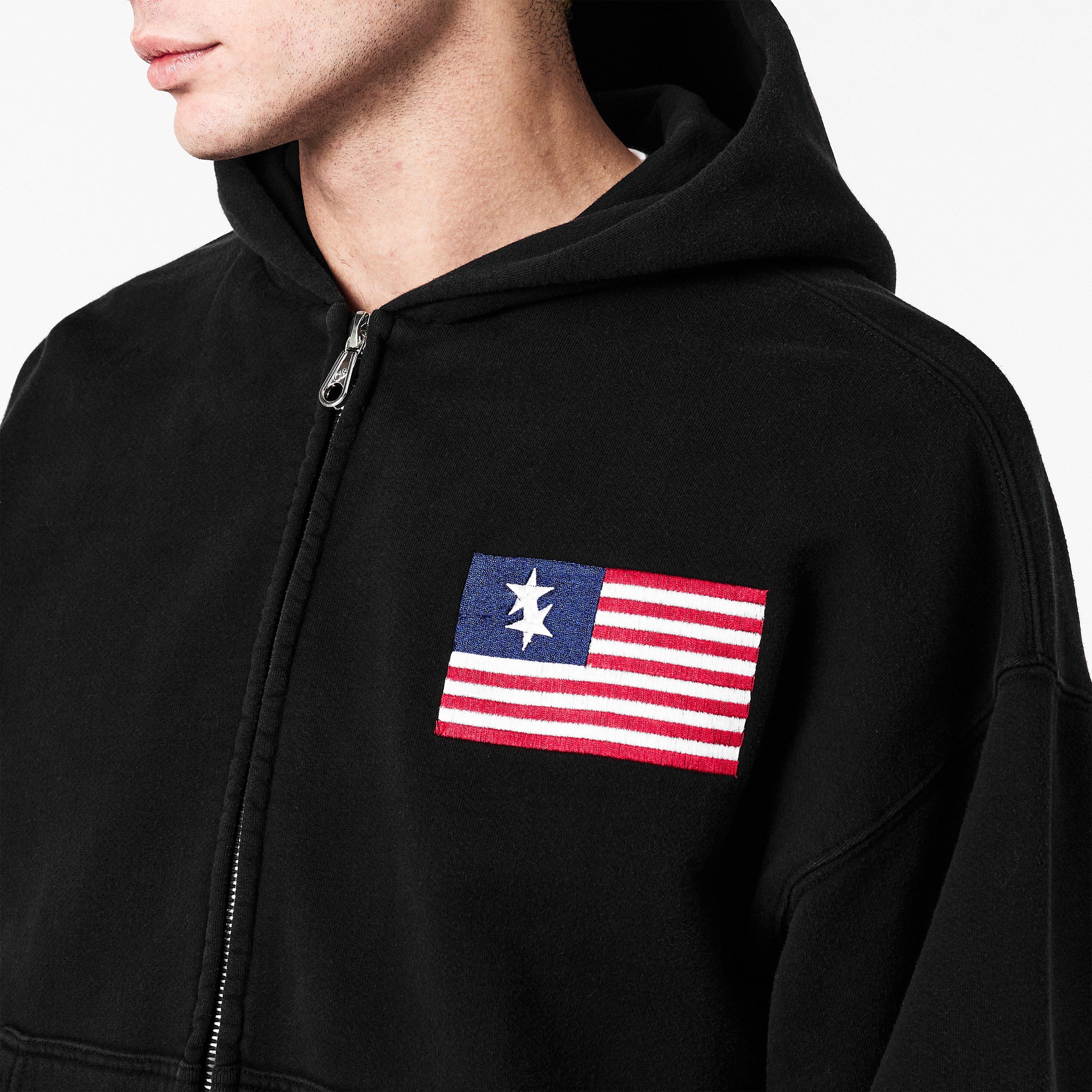 Vintage Black - Cole Buxton - Men's Star Zip Hoodie - 5