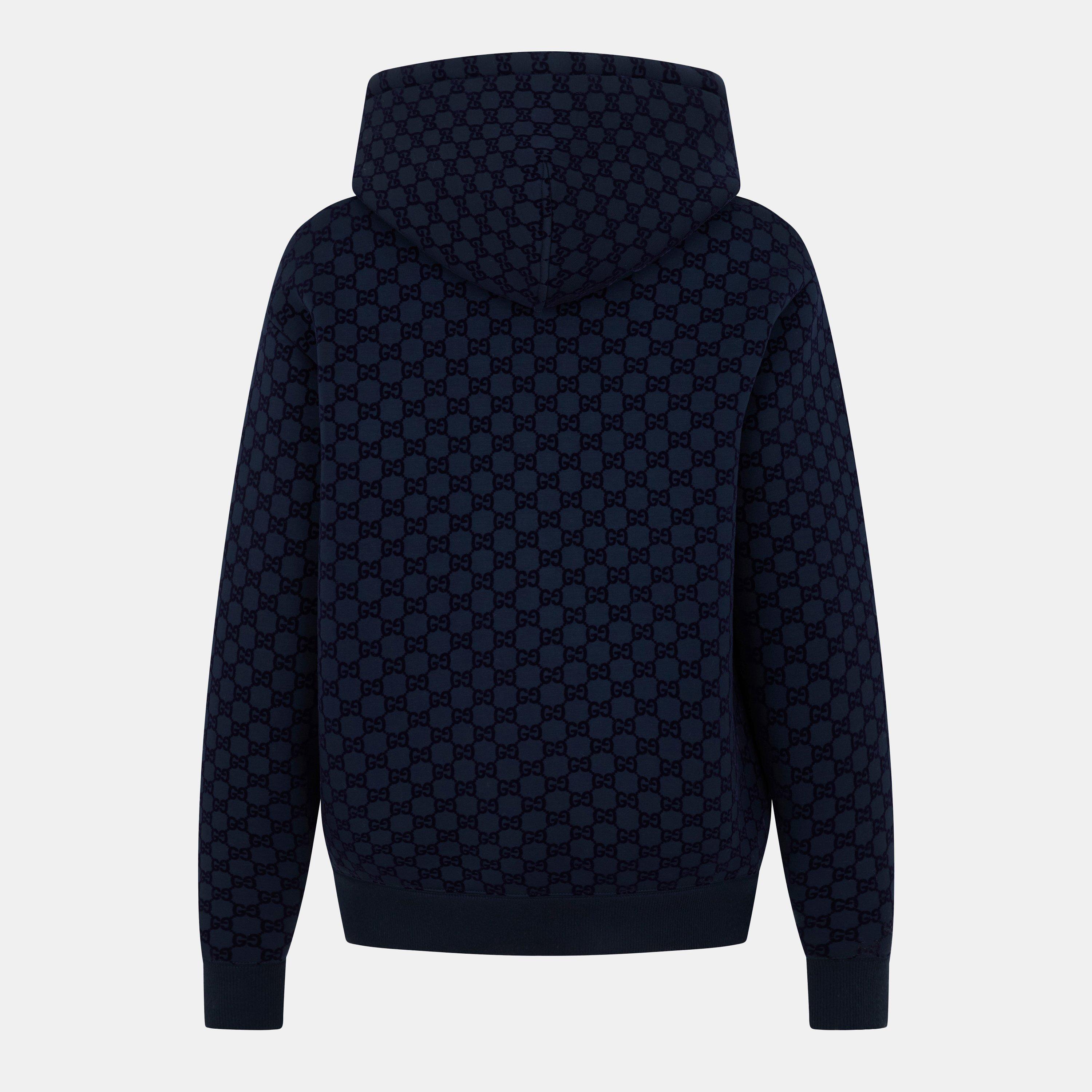 Navy - Gucci - Men's Zip Hoodie - 2