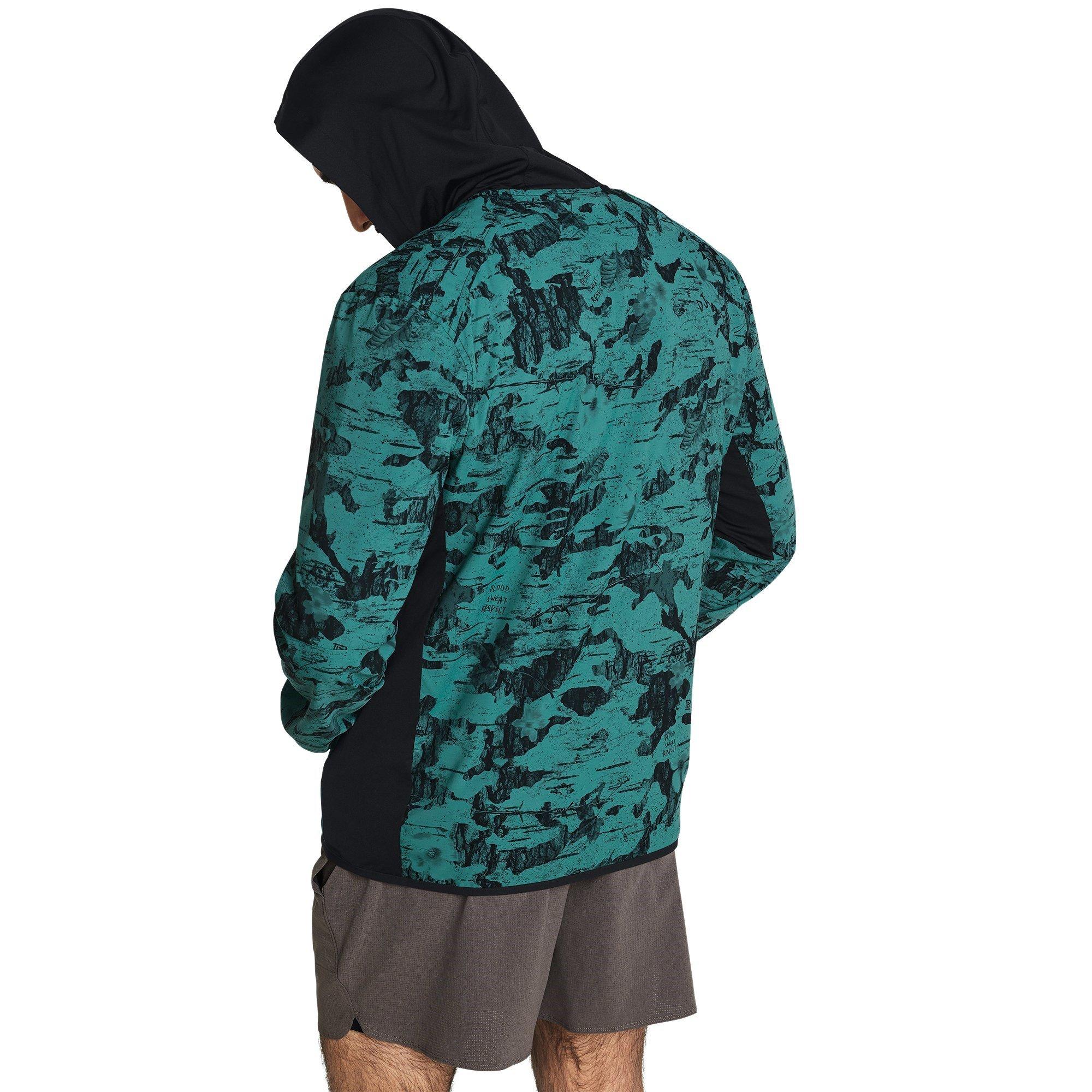 Blue - Under Armour - Hybrid Zip Hoodie - 3