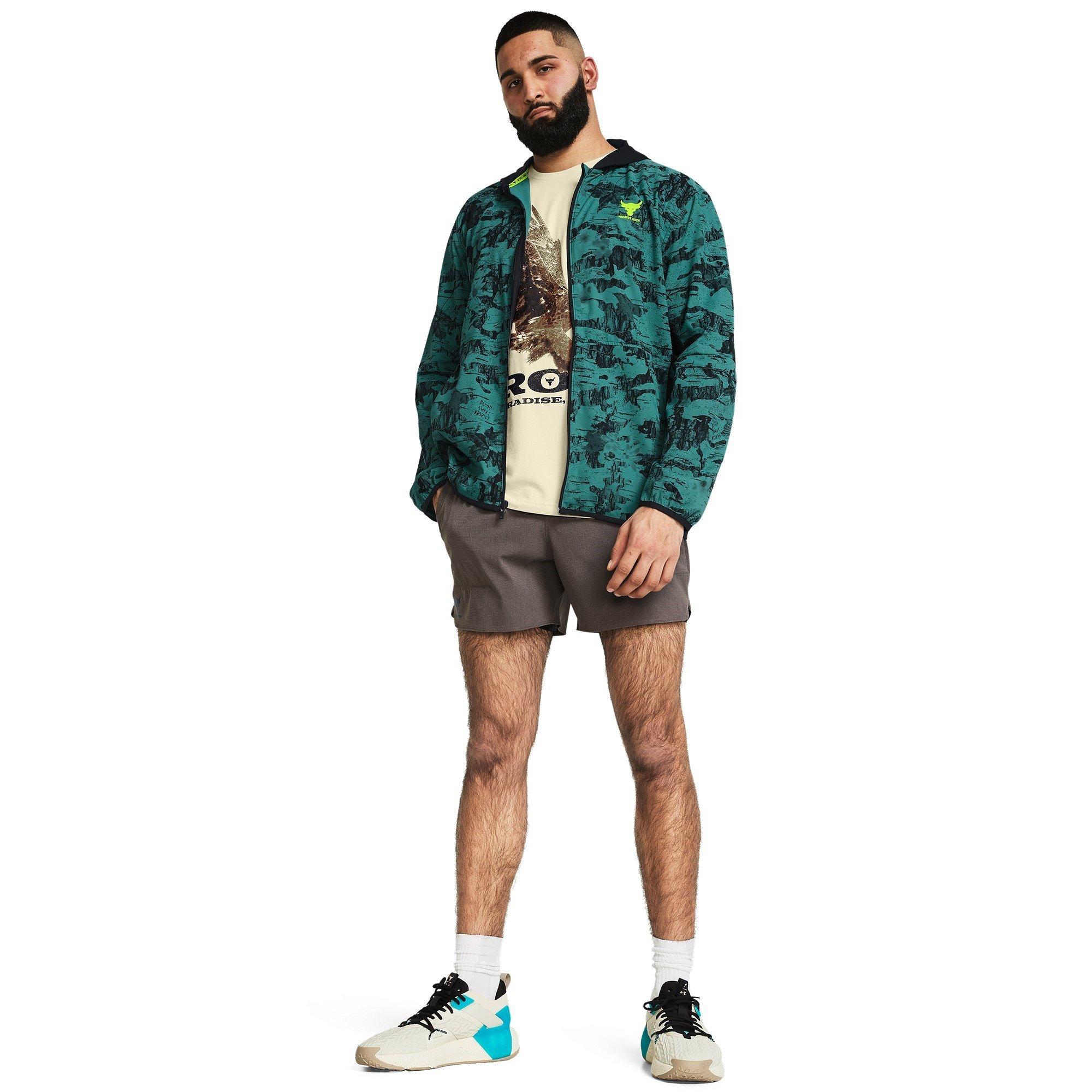 Blue - Under Armour - Hybrid Zip Hoodie - 4