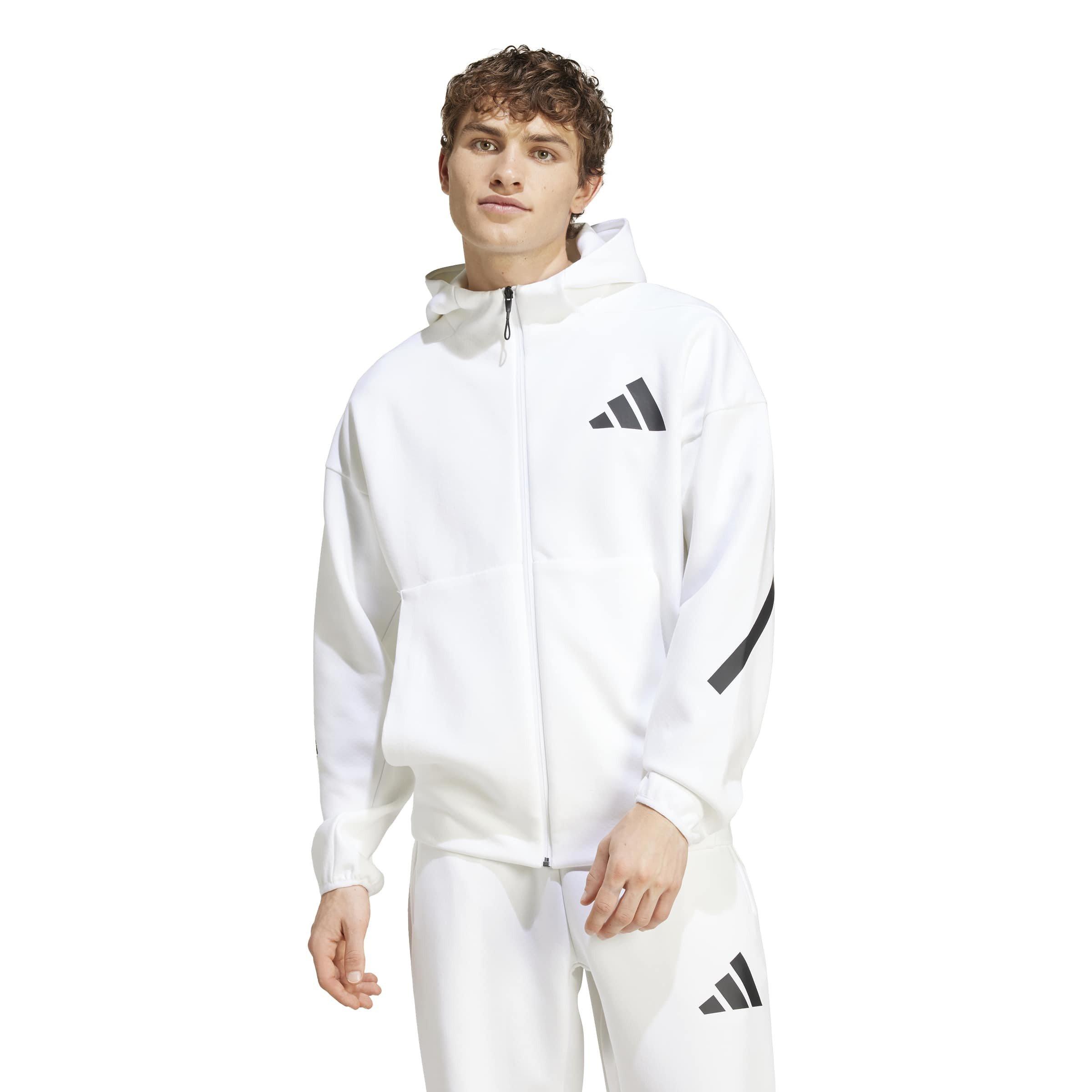 Bijela - adidas - adidas M Z.N.E. Fz Hoody Mens - 2